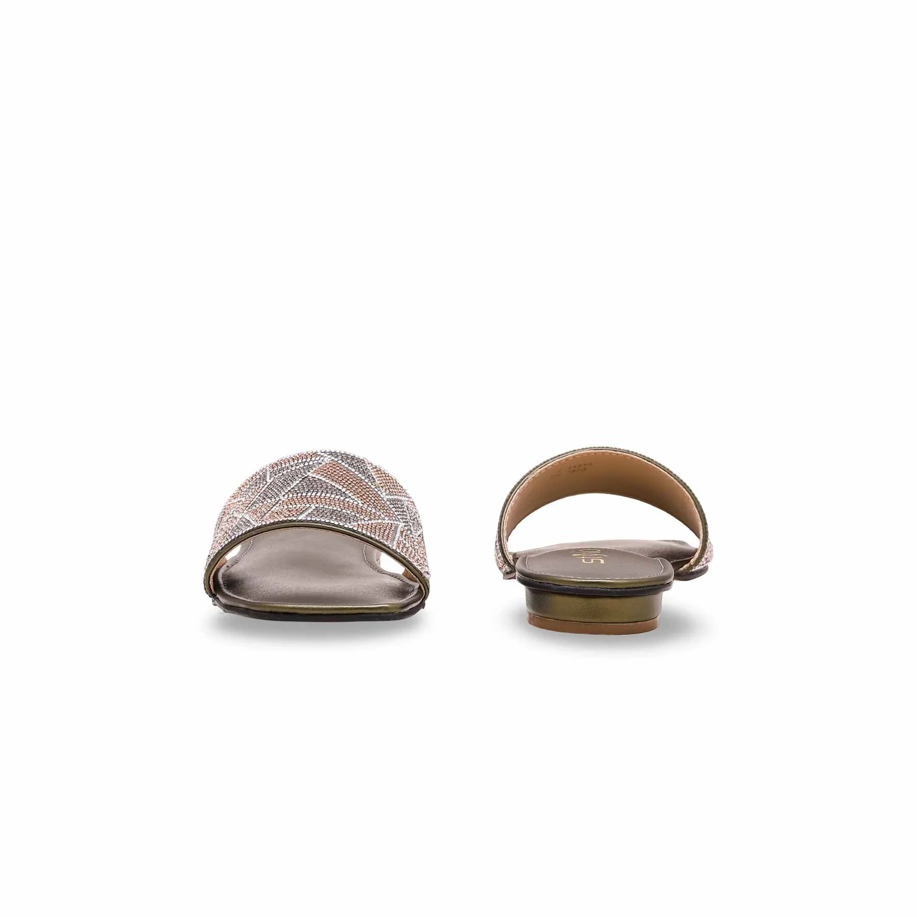 Olive Fancy Slipper FN7803 - Image 3