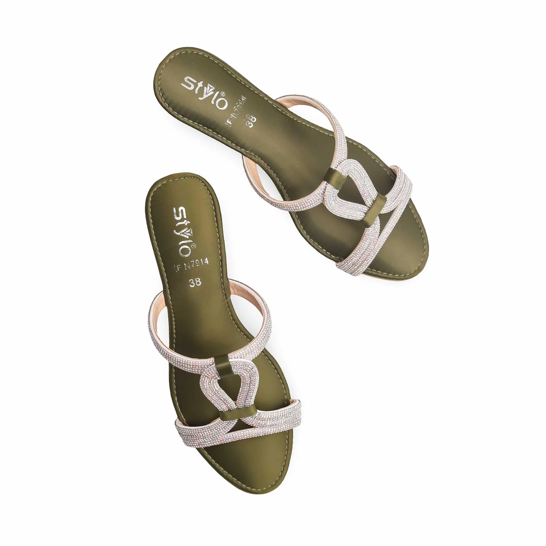 Olive Fancy Slipper FN7914 - Image 5