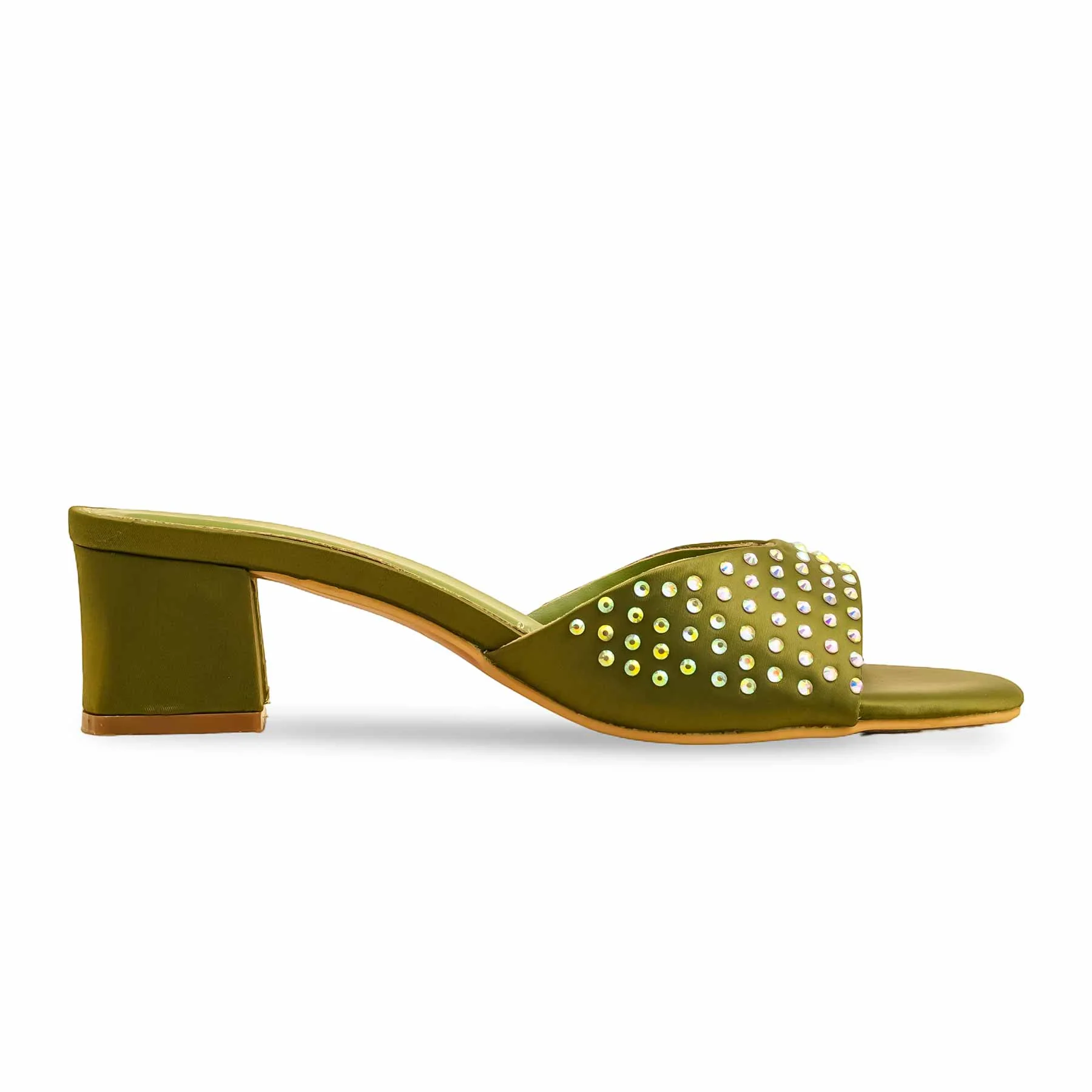 Olive Fancy Slipper FN7934 - Image 2
