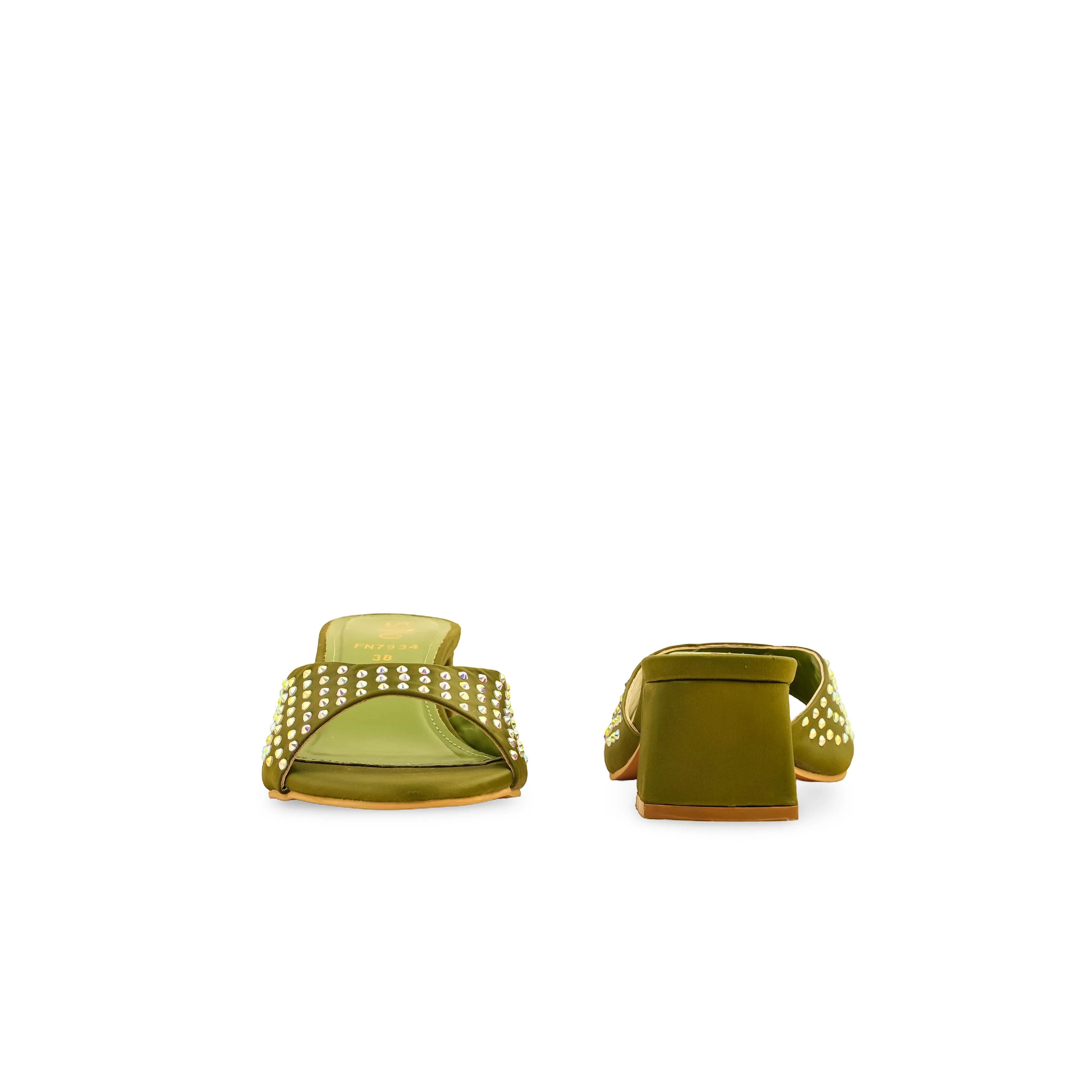 Olive Fancy Slipper FN7934 - Image 4