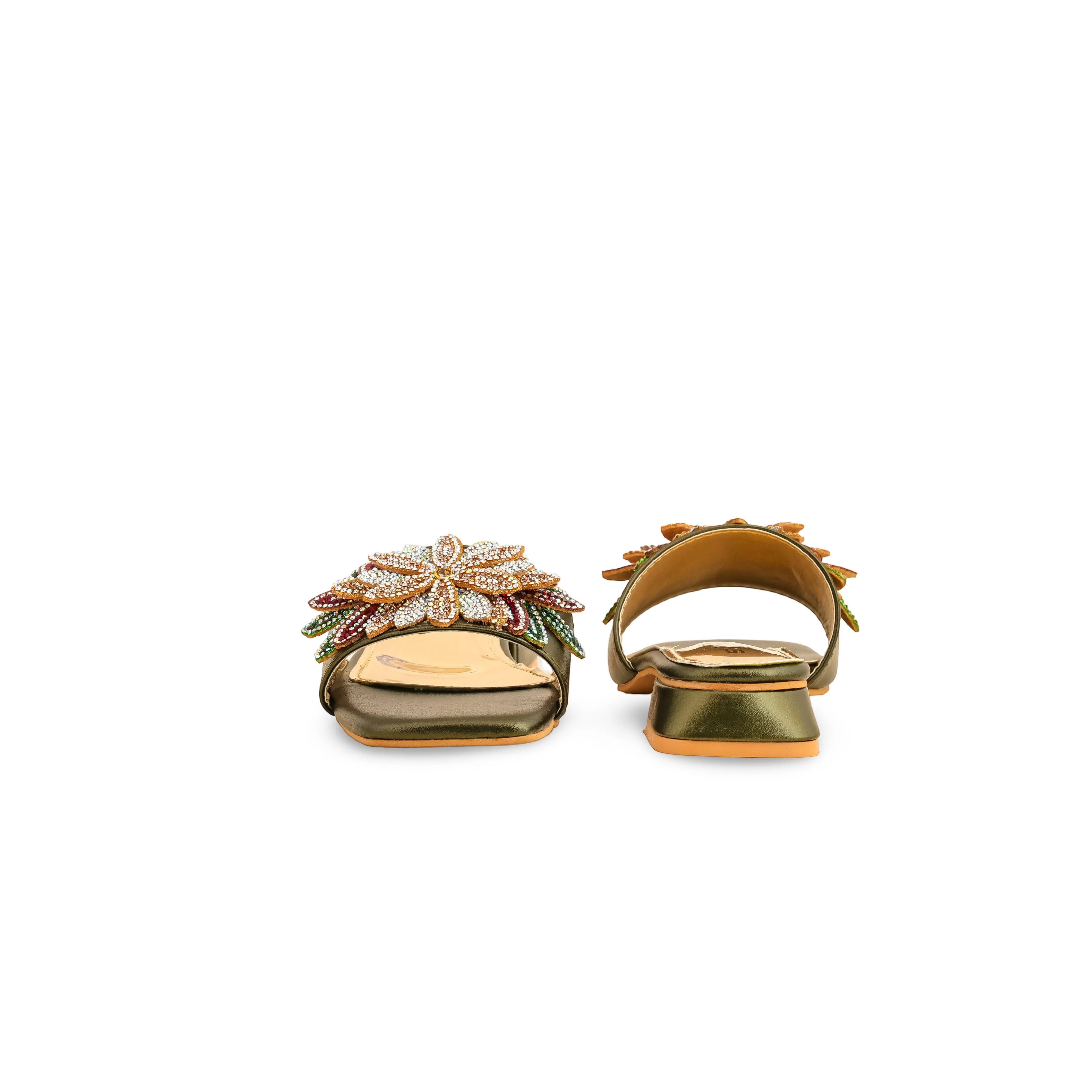 Olive Fancy Slipper FN7945 - Image 4