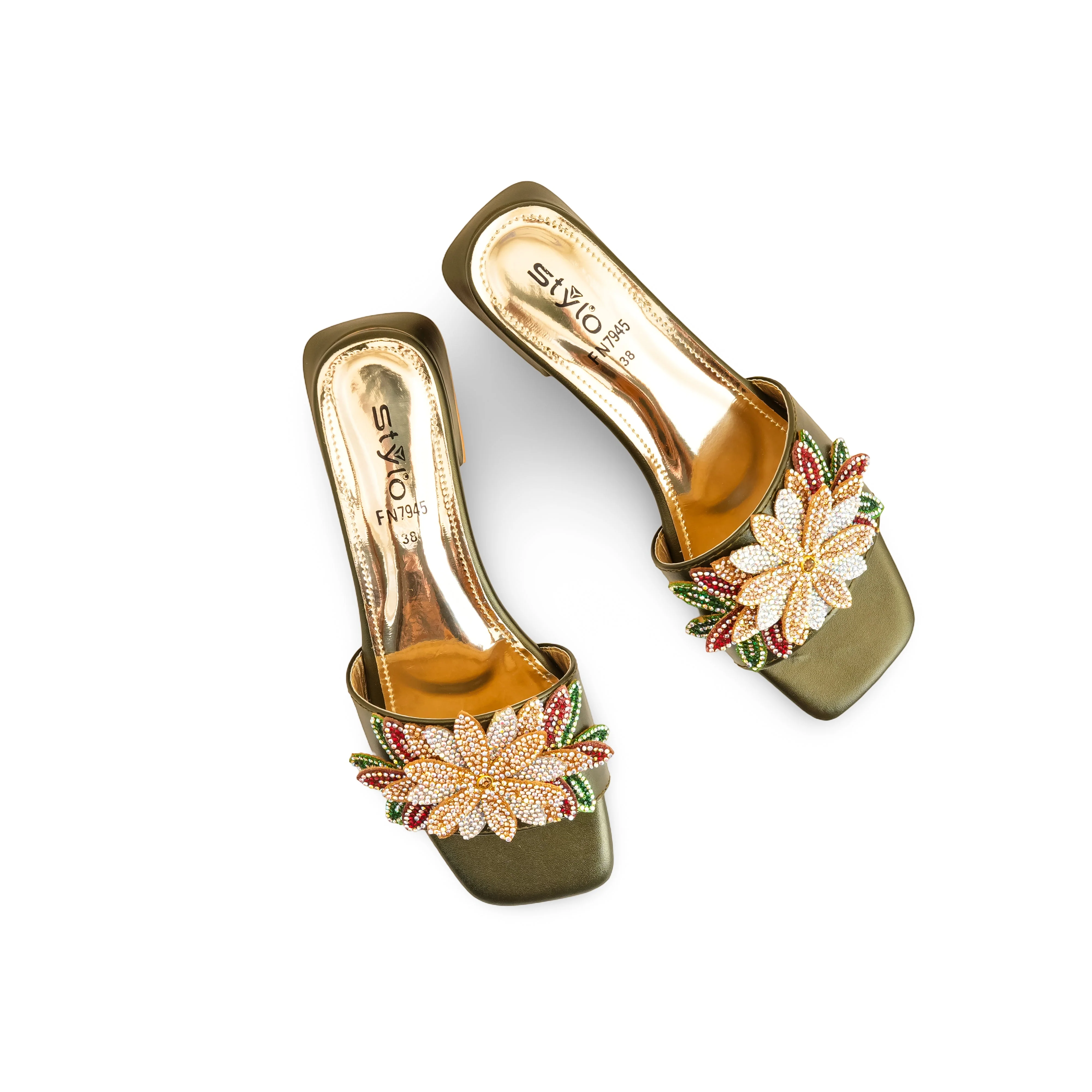 Olive Fancy Slipper FN7945 - Image 5