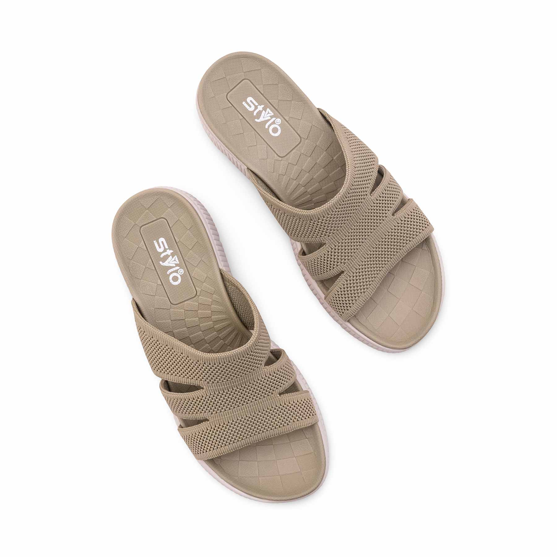 Olive Formal Slipper For Ladies PU0810 - Image 5