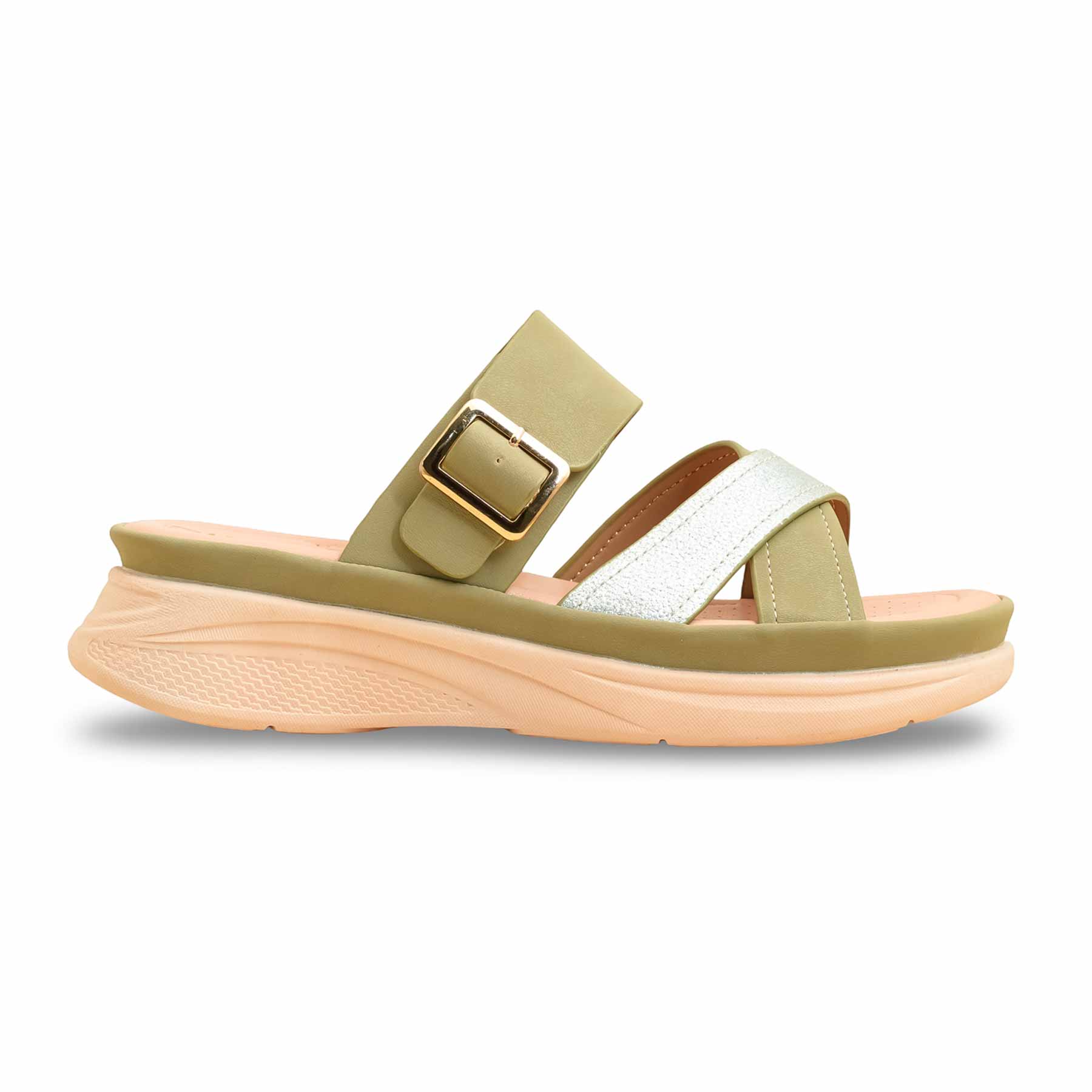 Olive Formal Slipper PU0581 - Image 2