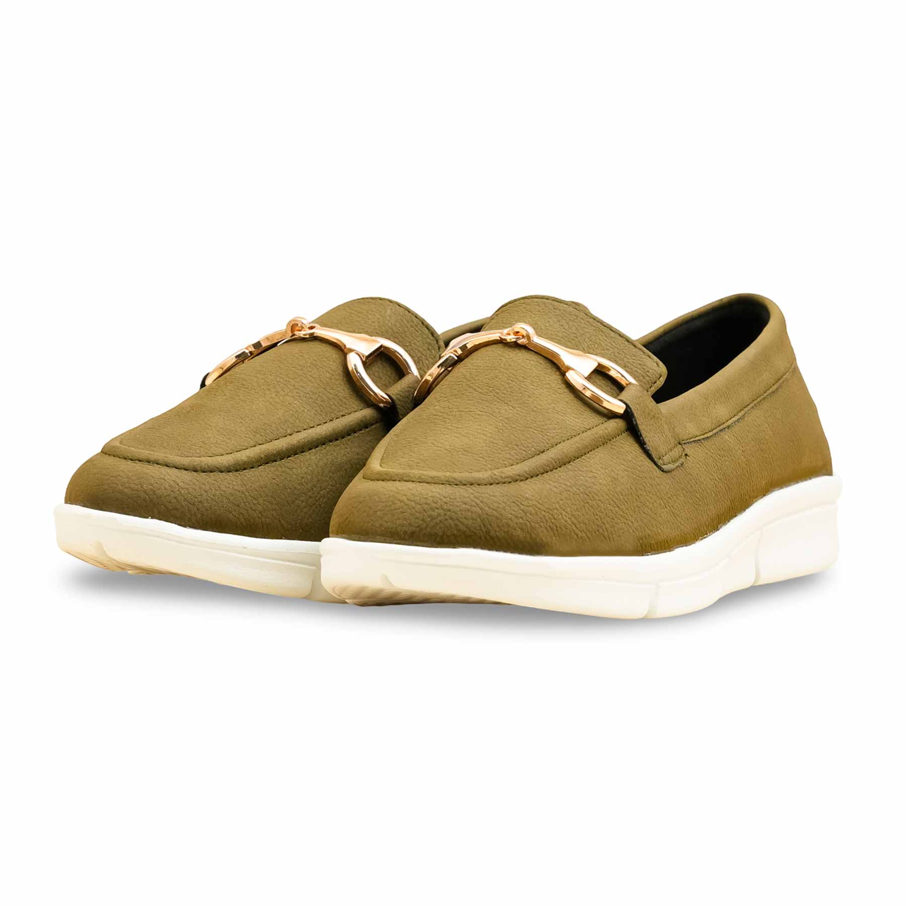 Olive Pumps For Women WN1315 - Image 3