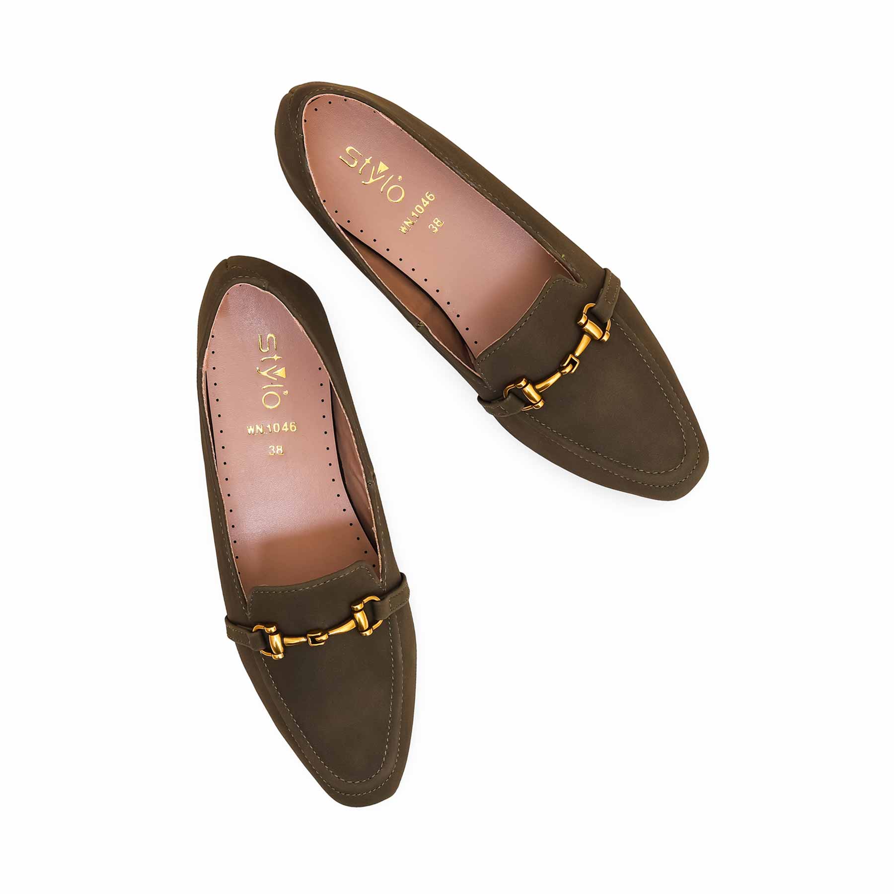 Olive Pumps WN1046 - Image 4