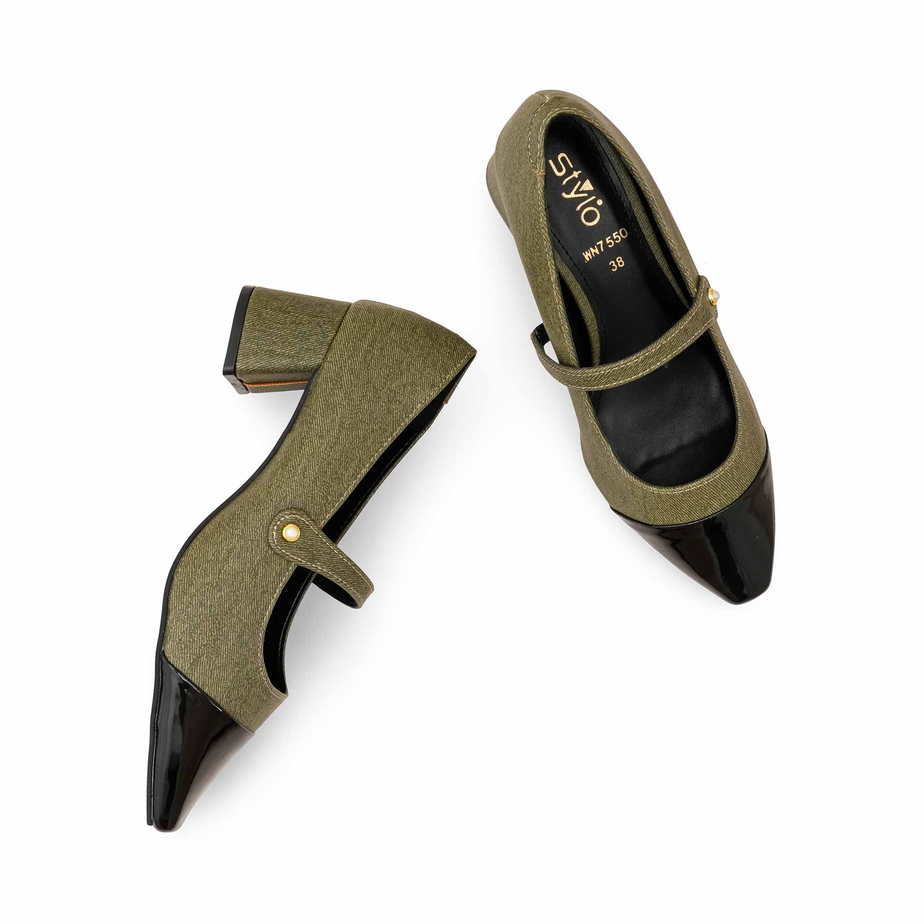 Olive Women Court Shoes WN7550 - Image 5