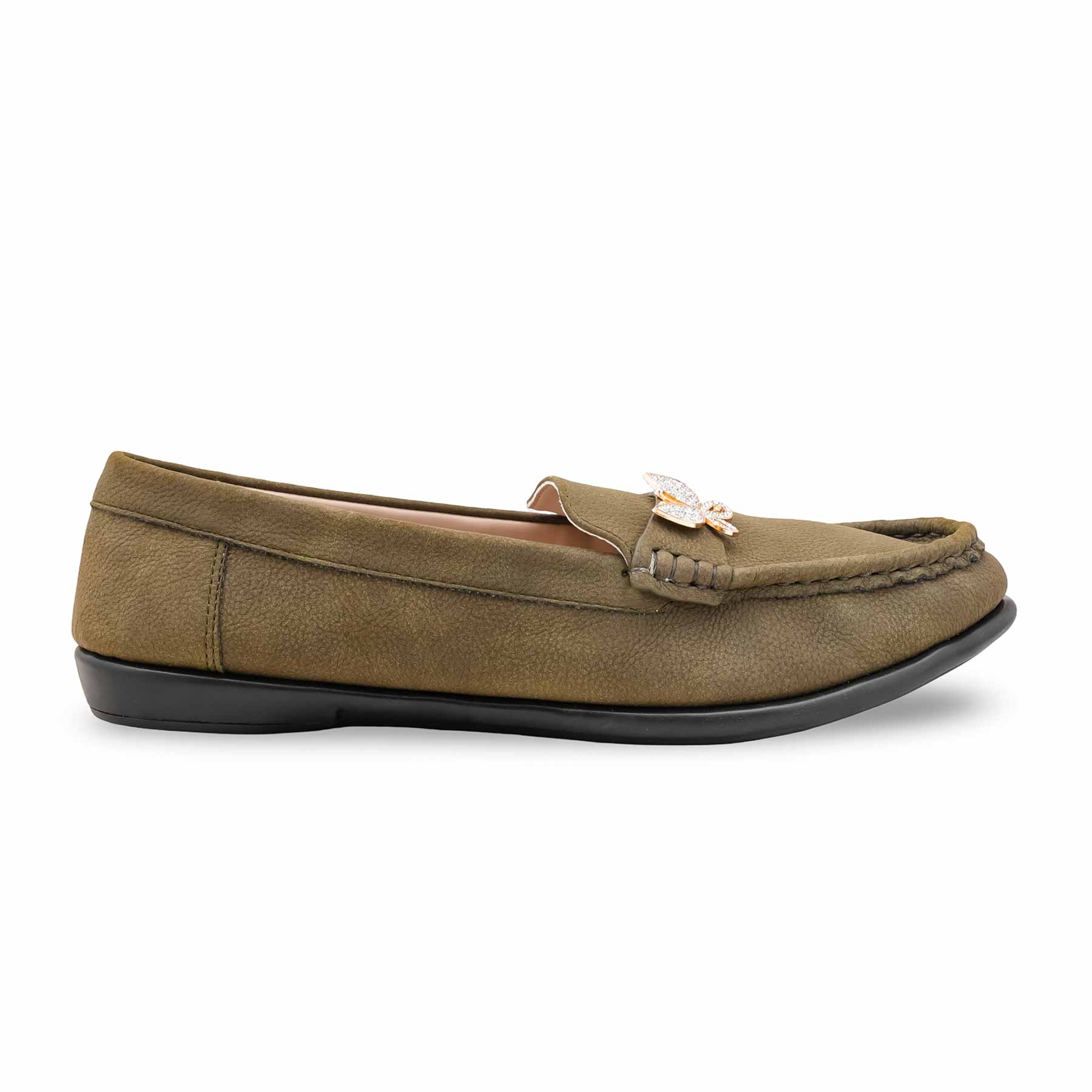 Olive Women Moccasin WN4548 - Image 2