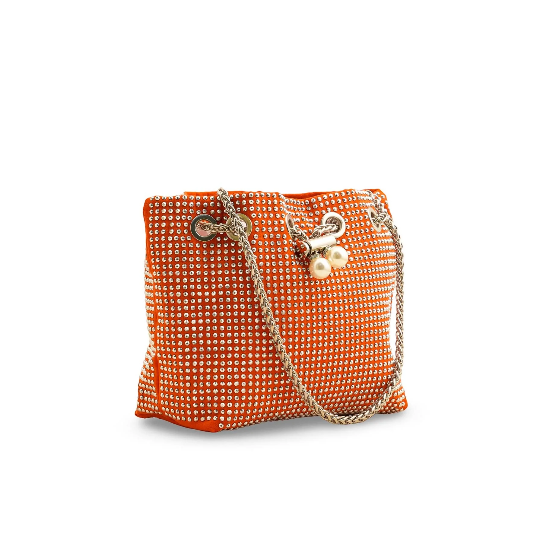 Orange Fancy Clutch P36204 - Image 3