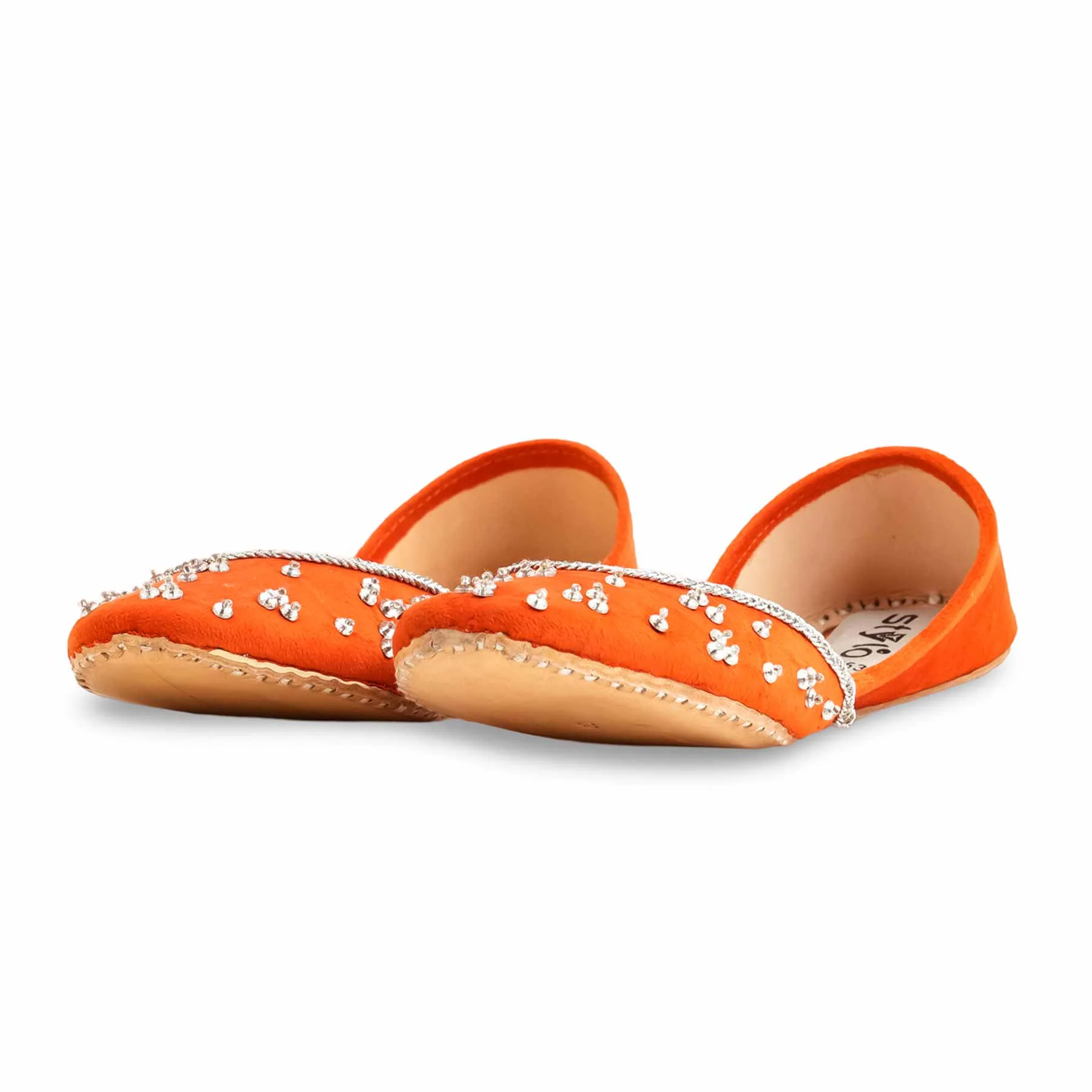 Orange Fancy Khussa For Ladies EC8532 - Image 3