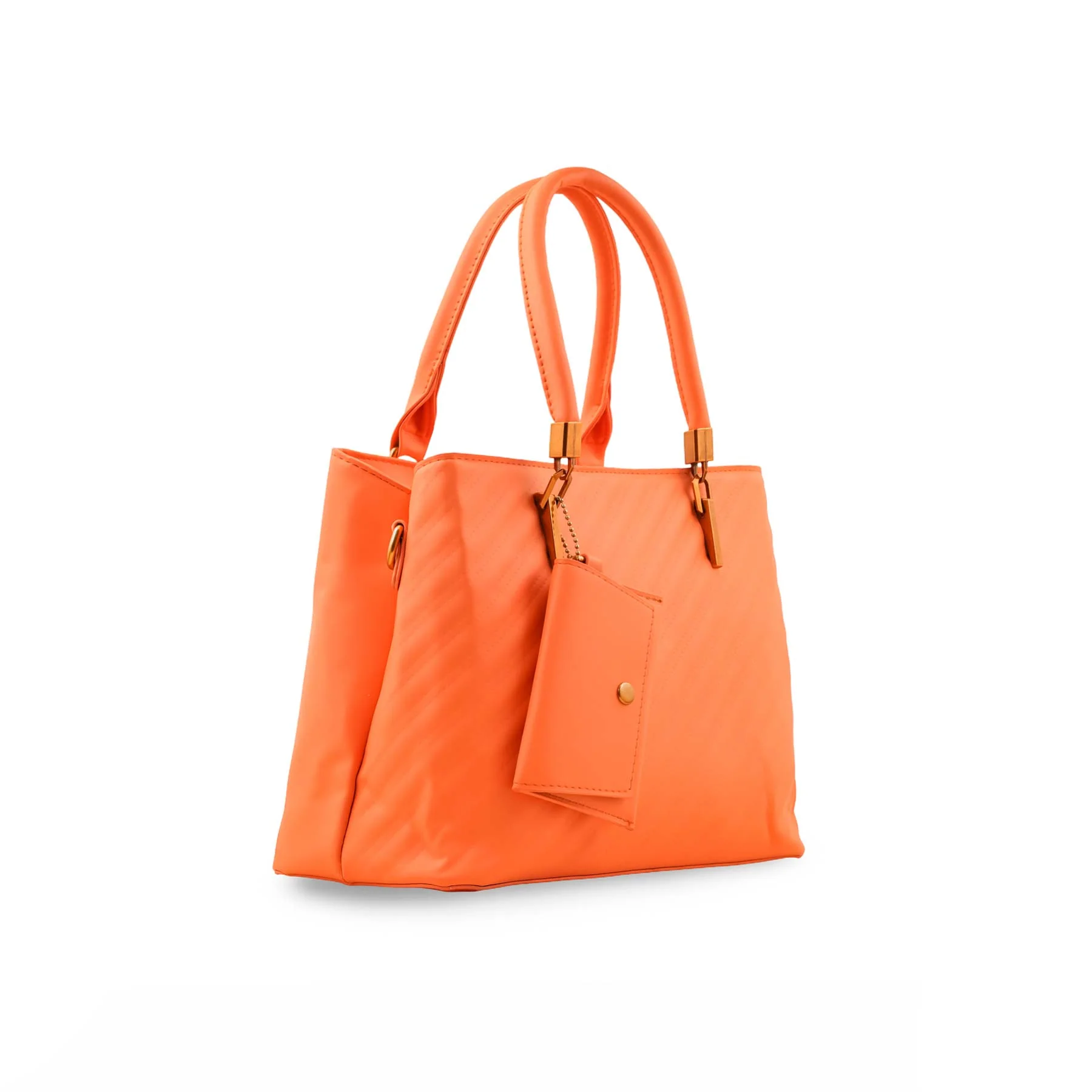 Orange Formal Hand Bag For Ladies P36153 - Image 3