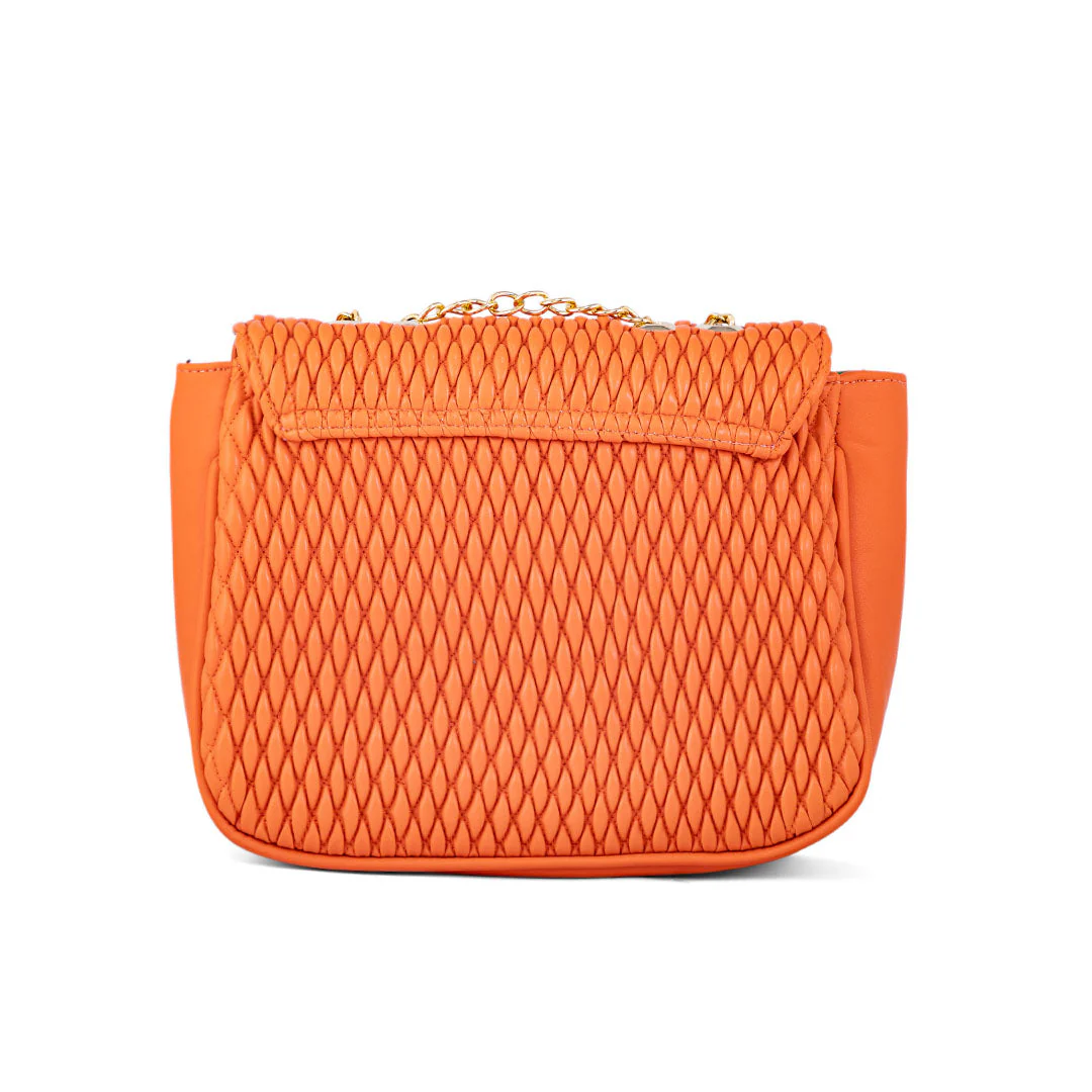 Orange Formal Hand Bag P55629 - Image 3