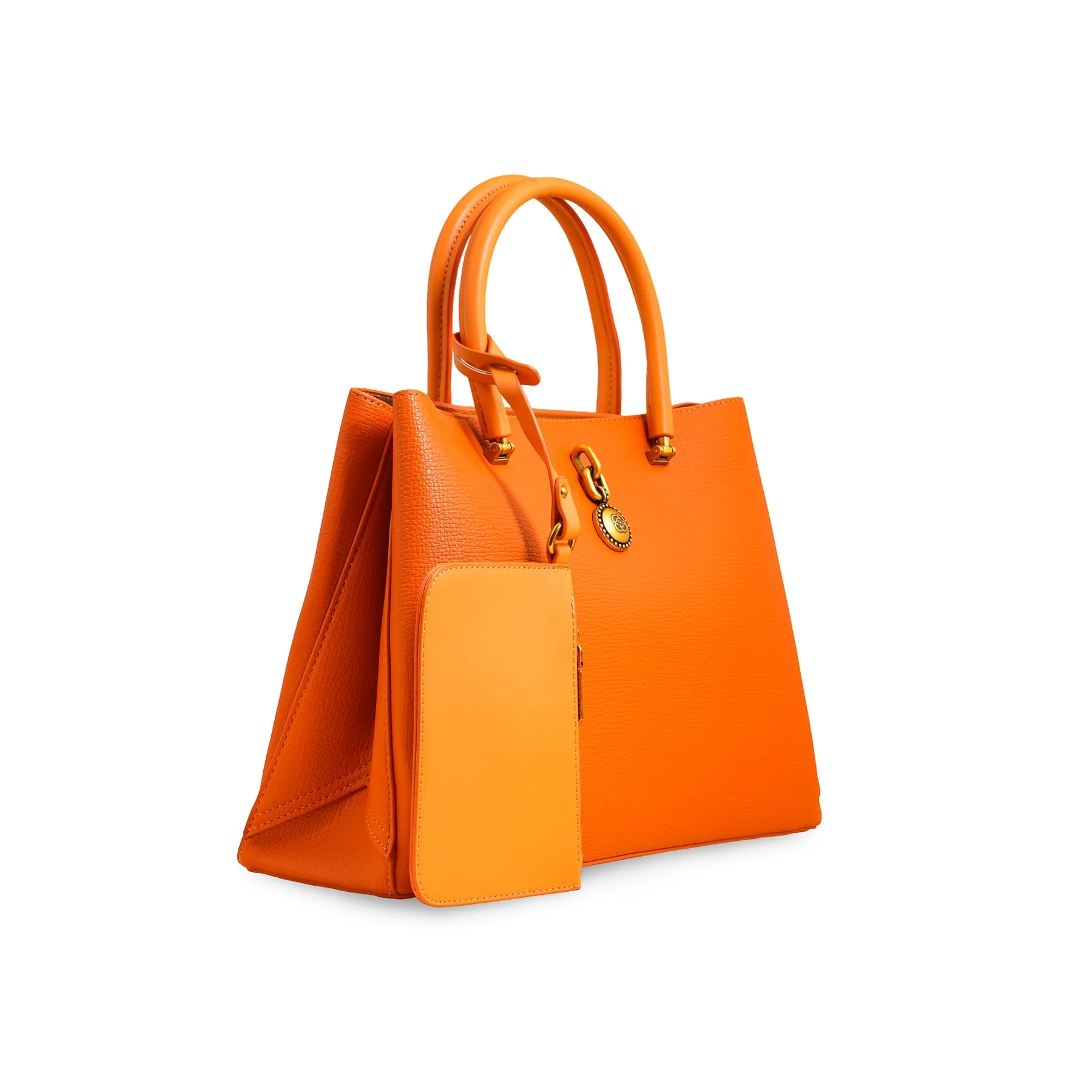Orange Formal Hand Bag P36221 - Image 3