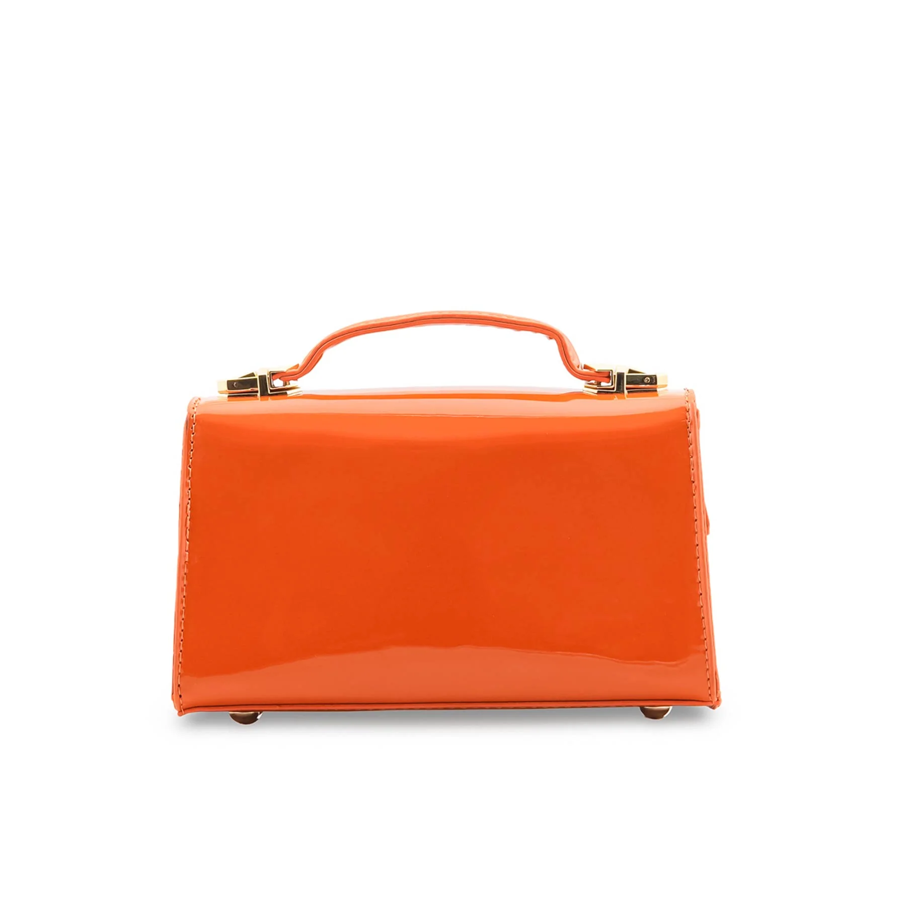 Orange Formal Shoulder Bag For Women P36460 - Image 4