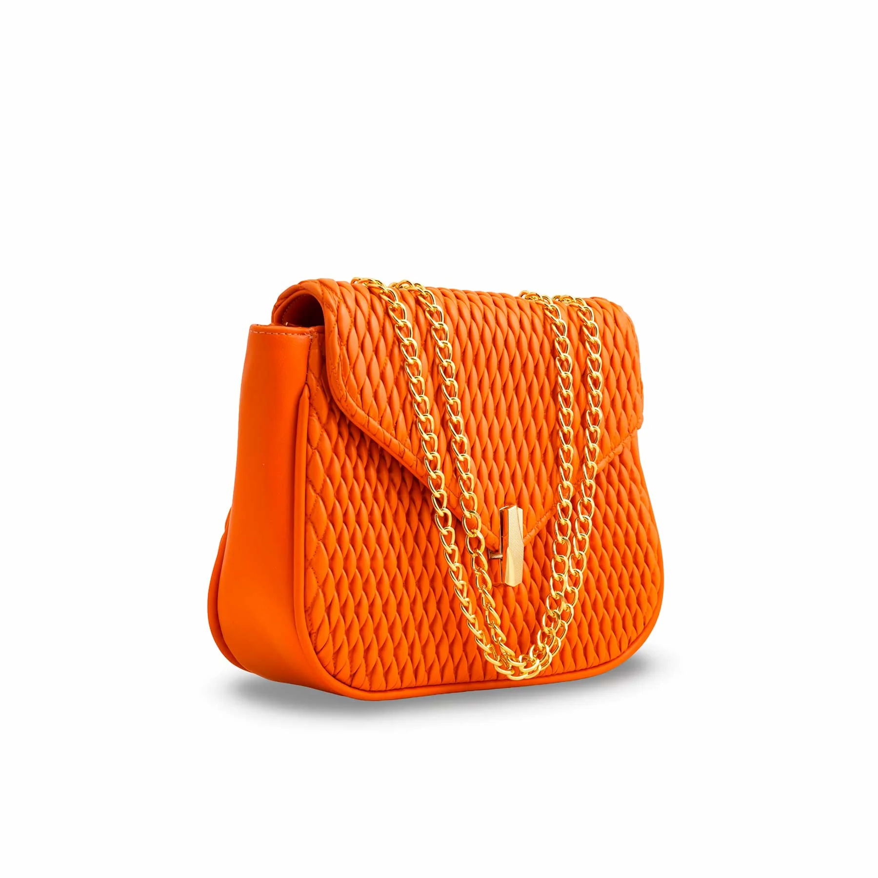 Orange Formal Shoulder Bag P55623 - Image 3