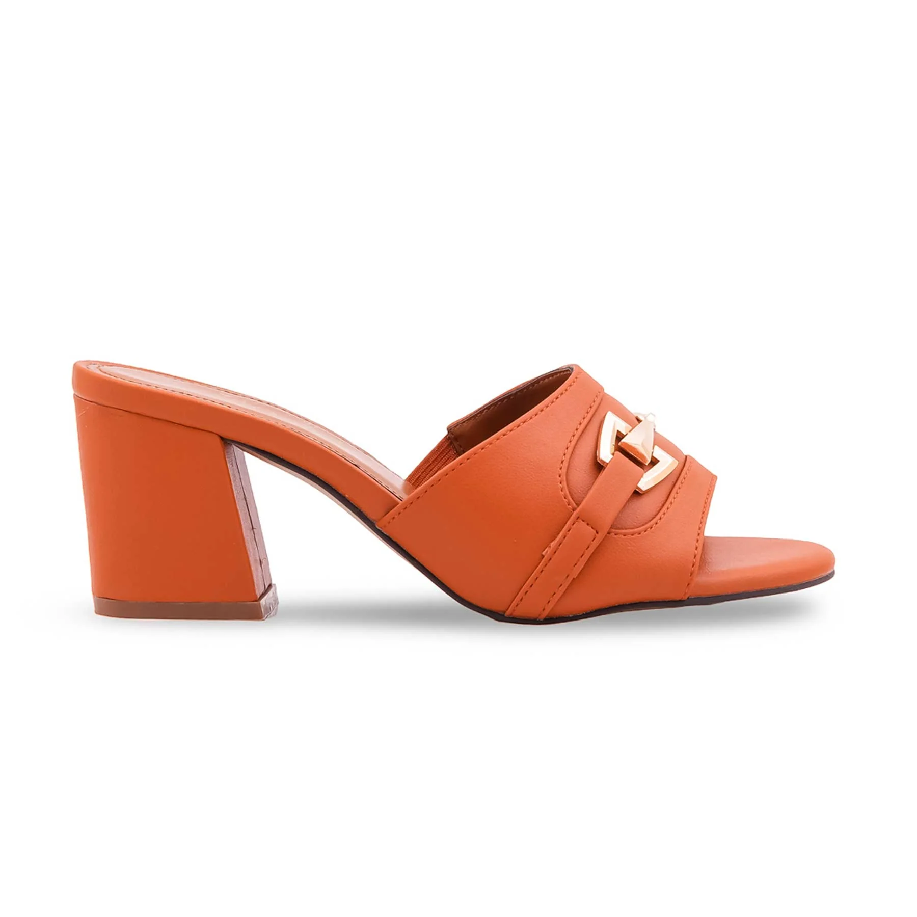 Orange Formal Slipper For Ladies FR8452 - Image 2