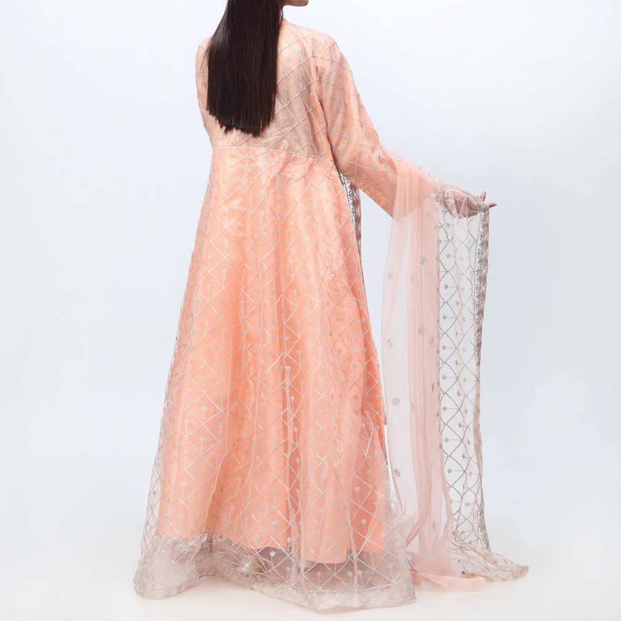 3PC- Embellished Net Suit PF3045 - Image 3