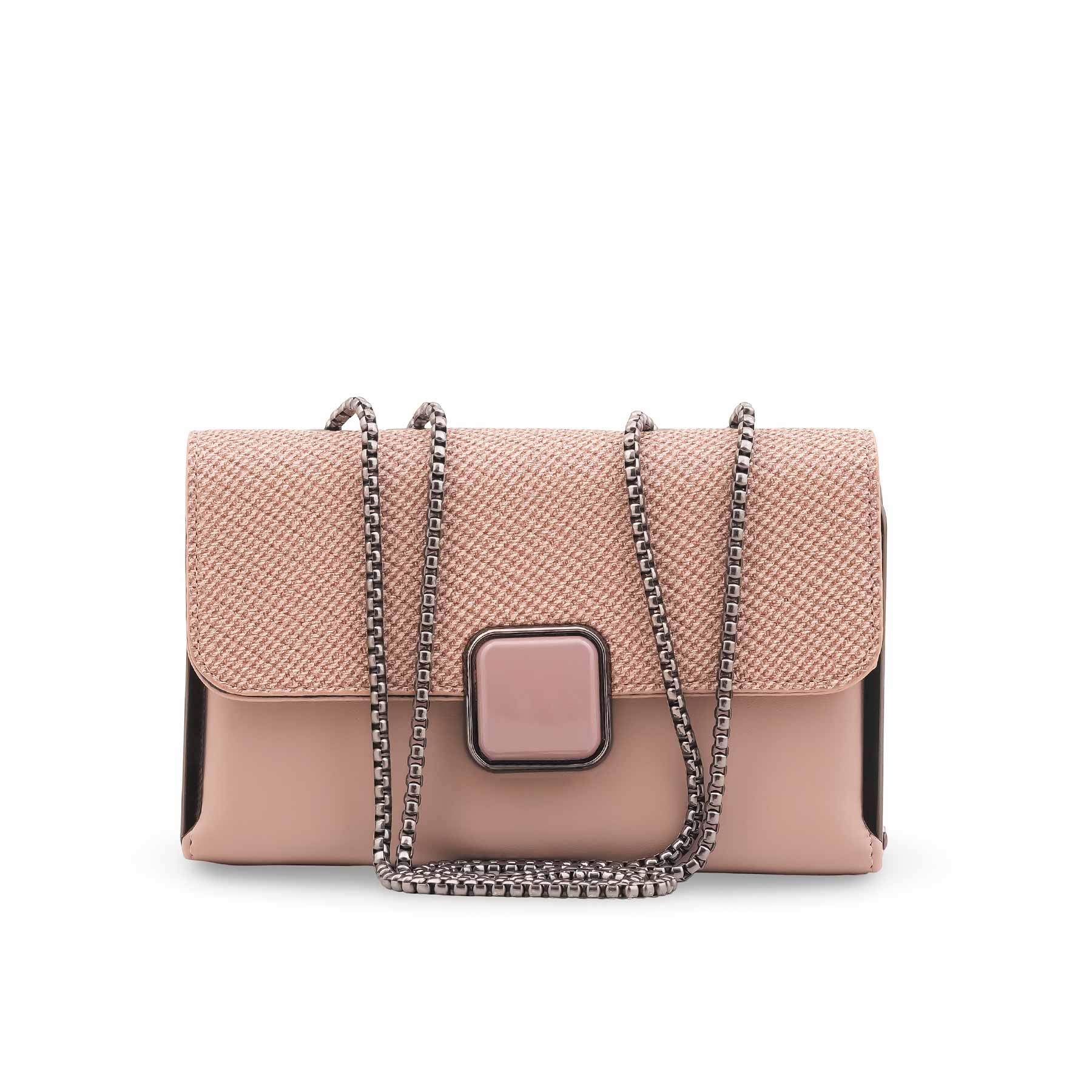 Peach Casual Pouch For Ladies P97674 - Image 2