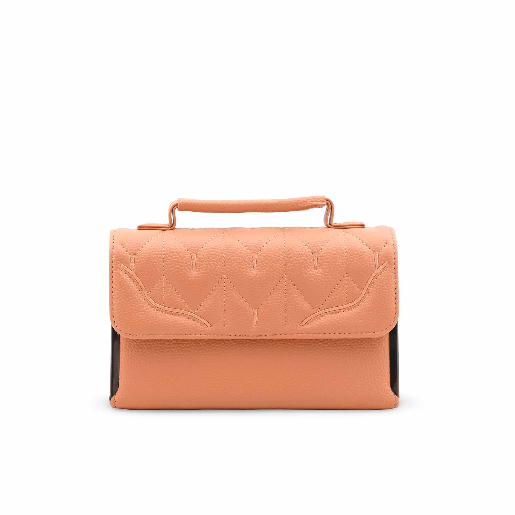 Peach Casual Pouch For Women P97661 - Image 2
