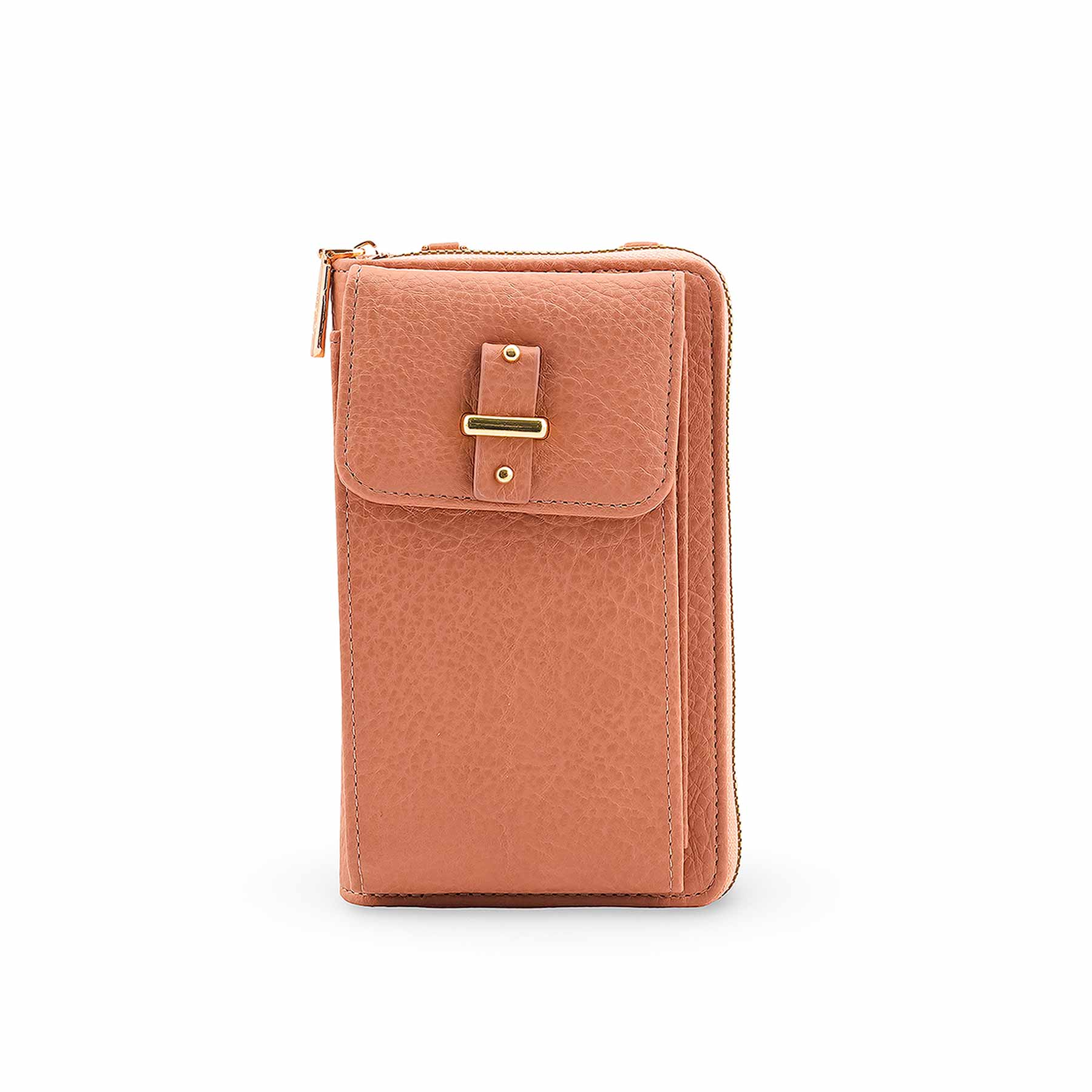 Peach Casual Pouch For Women P97701 - Image 2