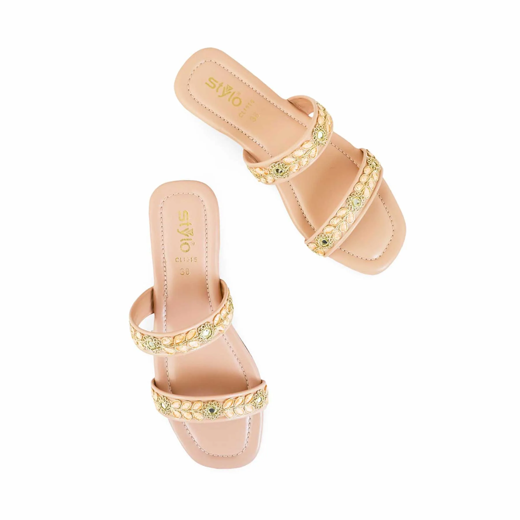 Peach Casual Slipper CL1915 - Image 5