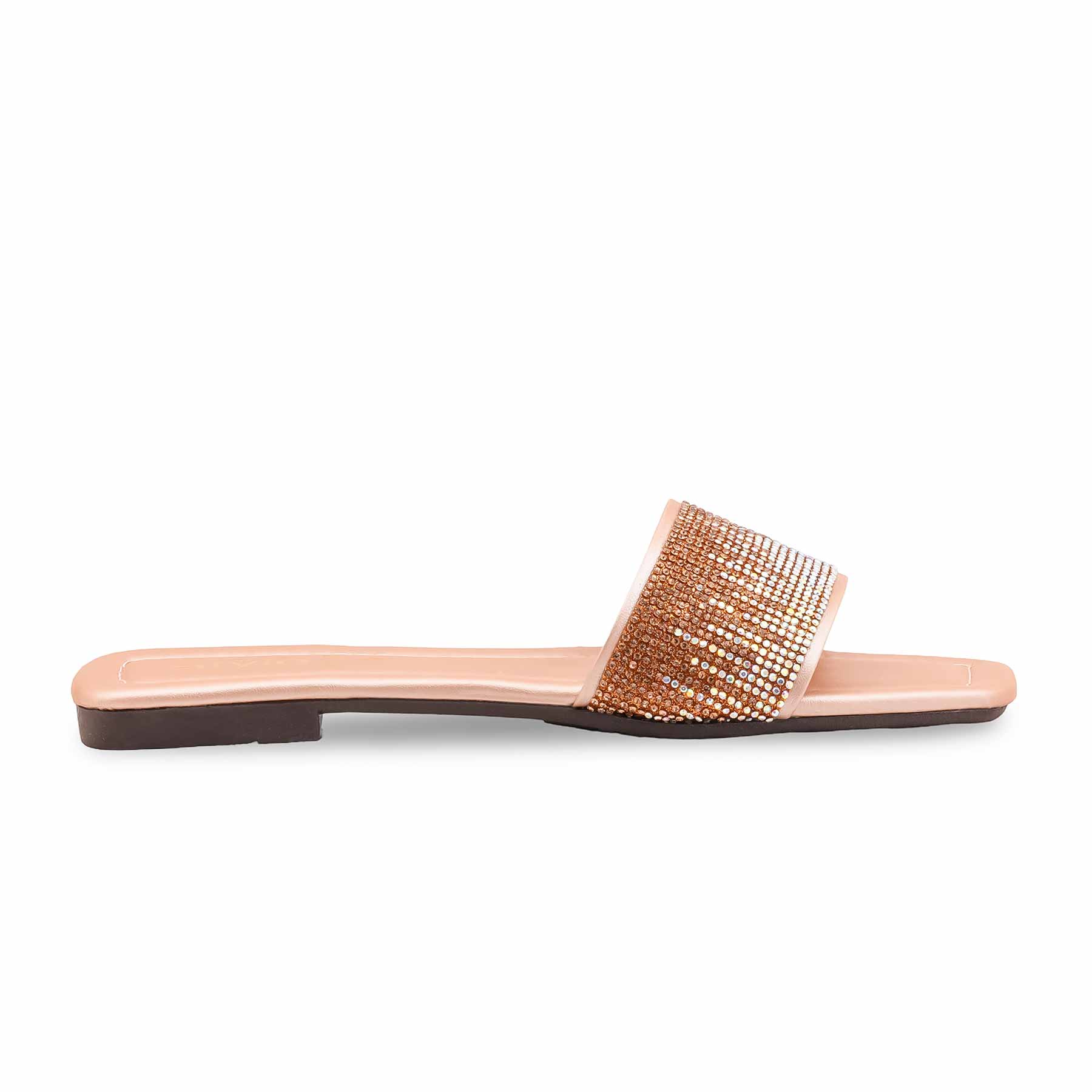 Peach Casual Slipper For Ladies CL2158 - Image 2