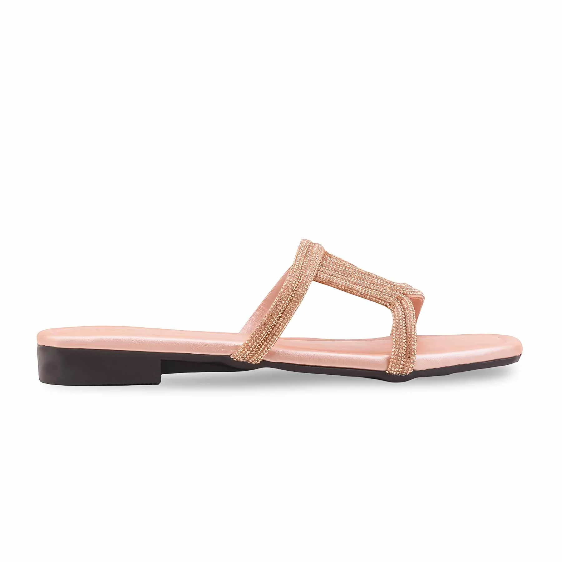 Peach Casual Slipper For Ladies CL2238 - Image 2