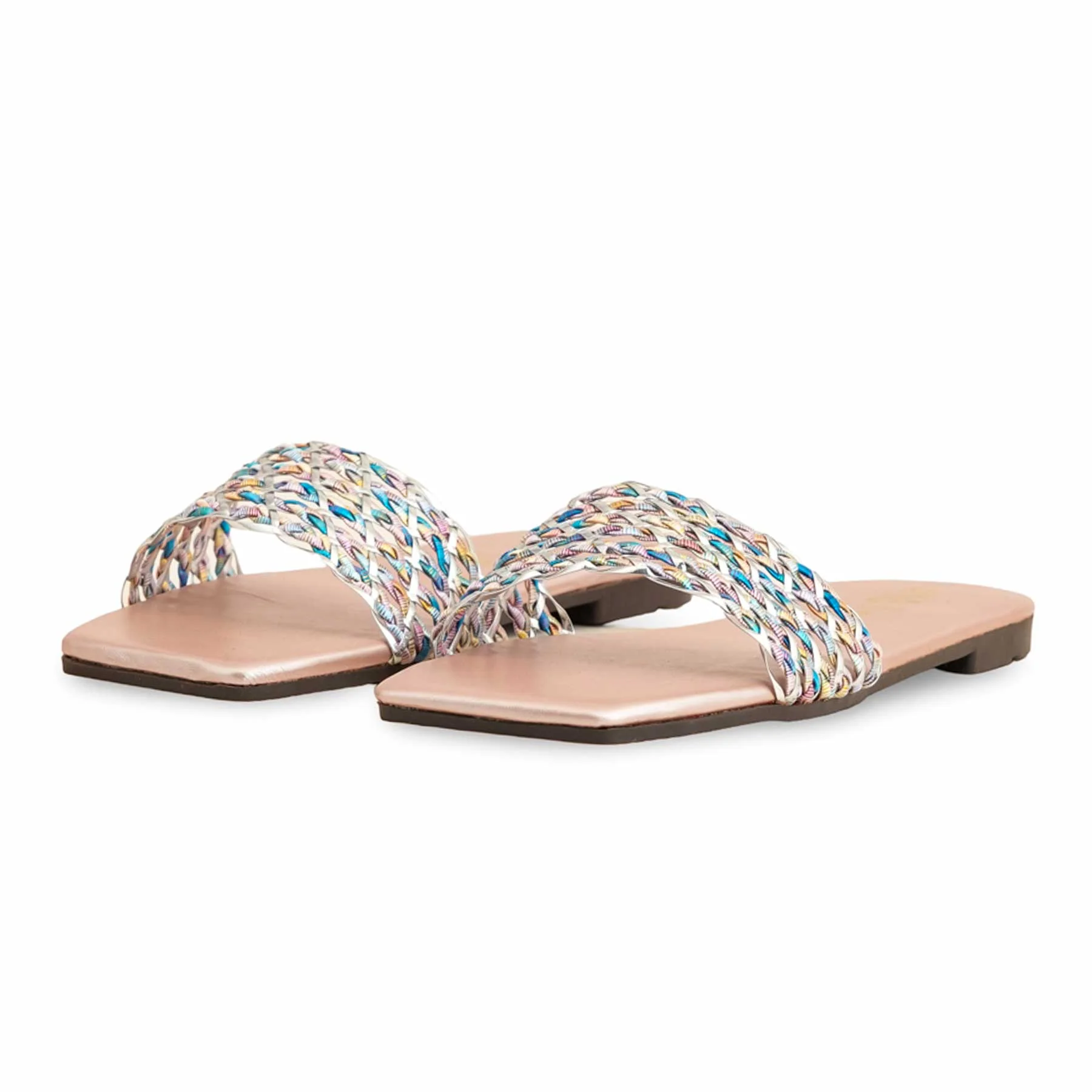 Peach Casual Slipper For Women CL1922 - Image 3