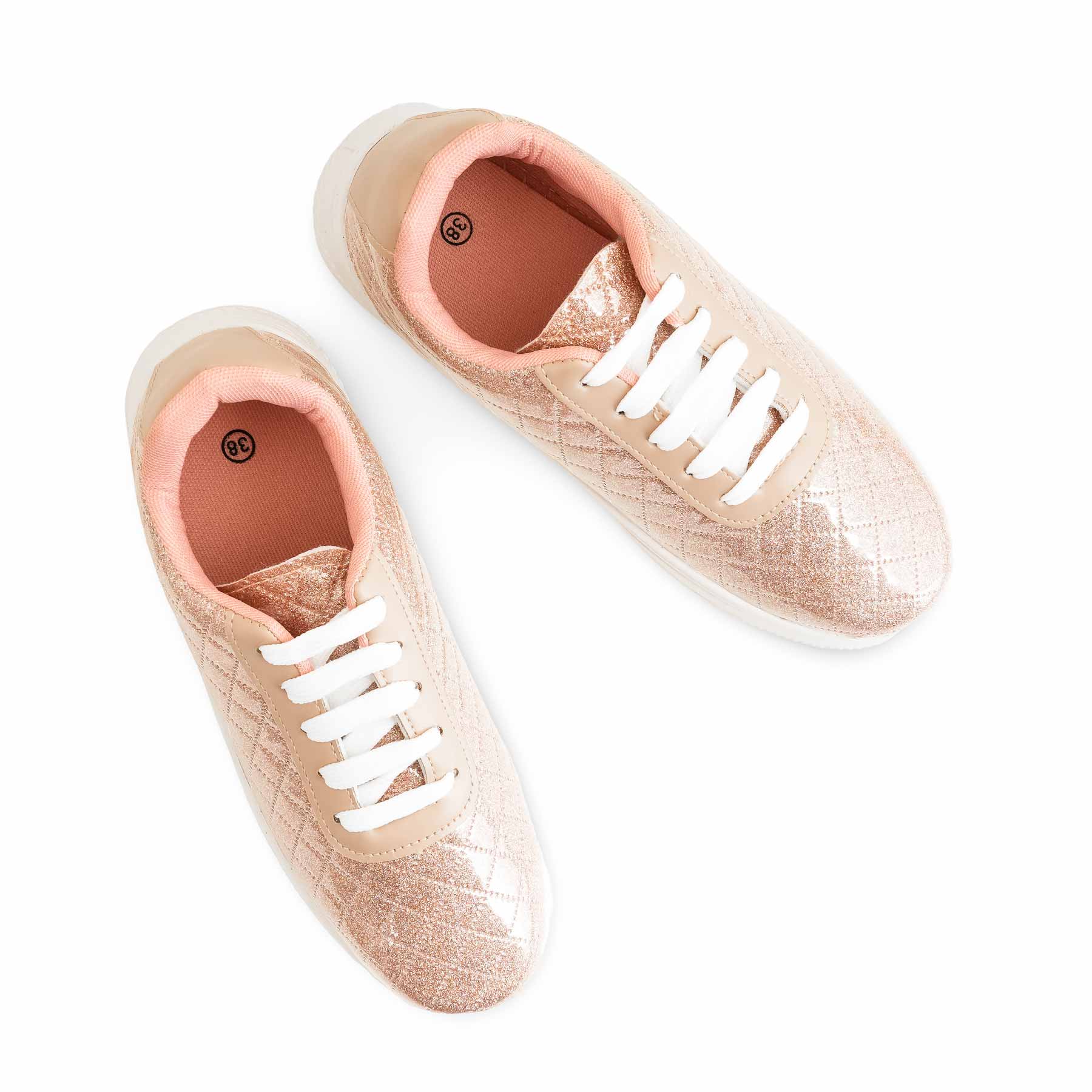 Peach Casual Sneaker AT7406 - Image 5