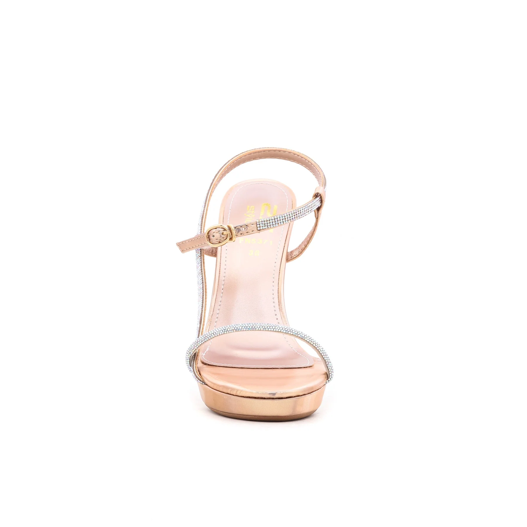 Peach Fancy Bridal Sandal FN5371 - Image 3
