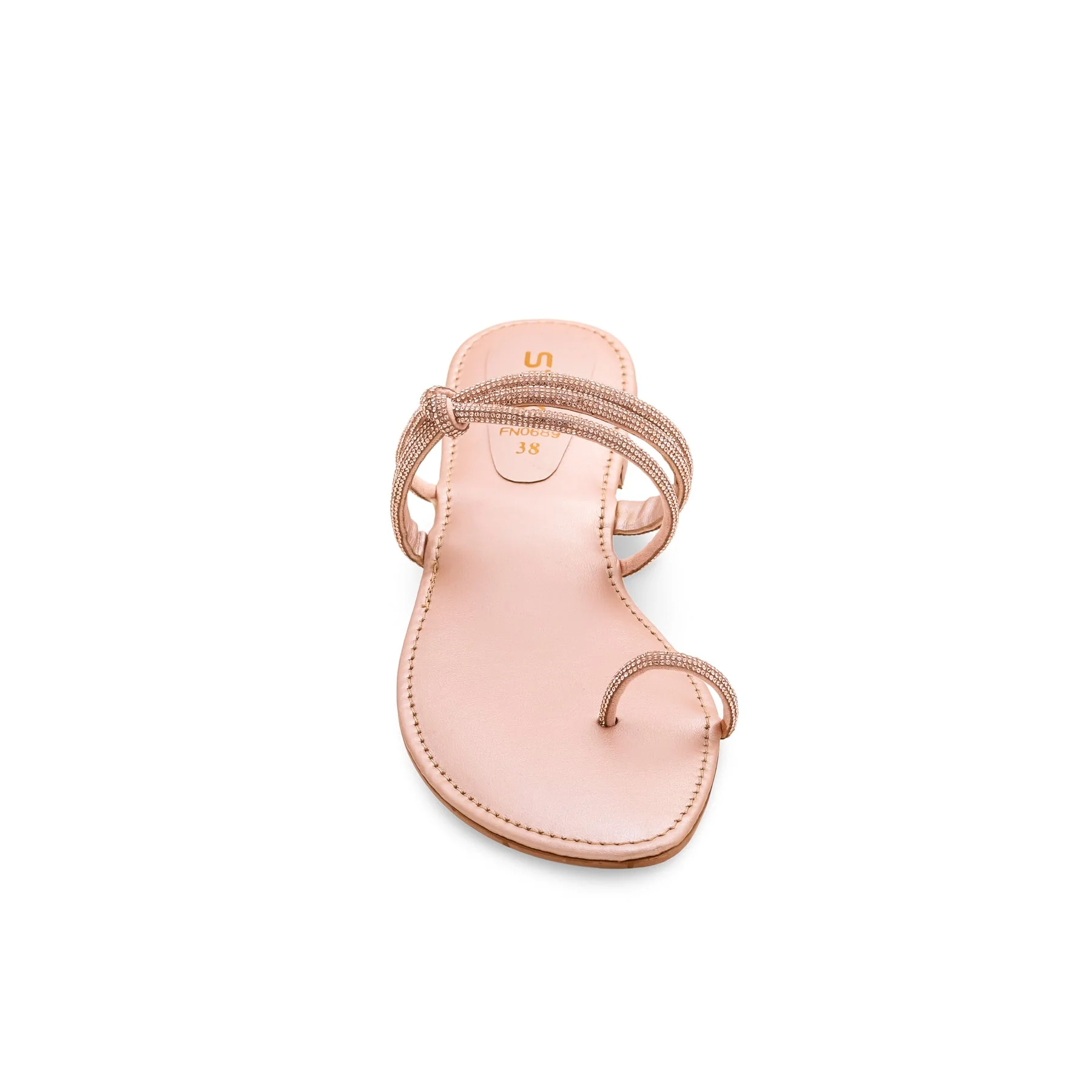 Peach Fancy Chappal FN0689 - Image 4