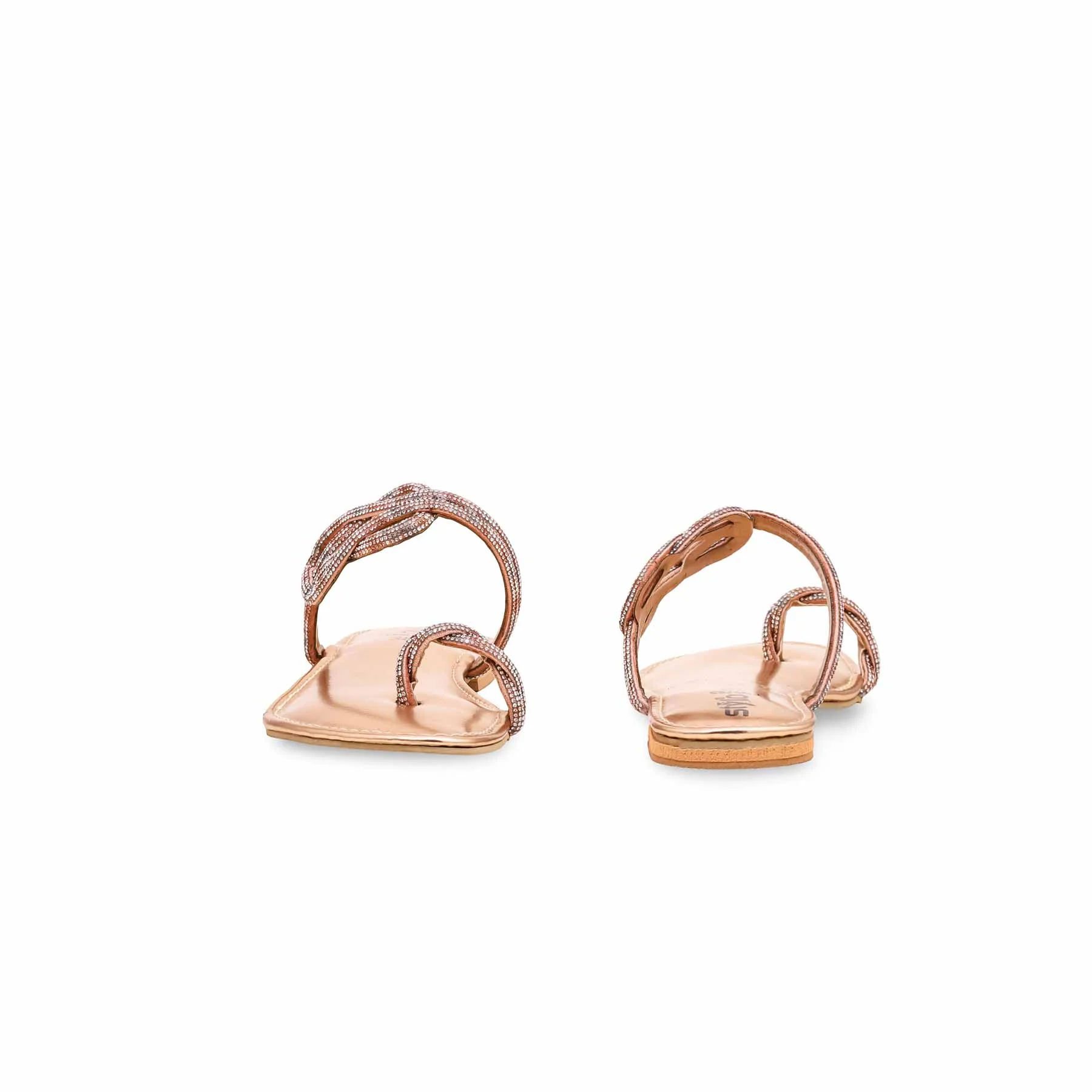 Peach Fancy Chappal FN0765 - Image 4