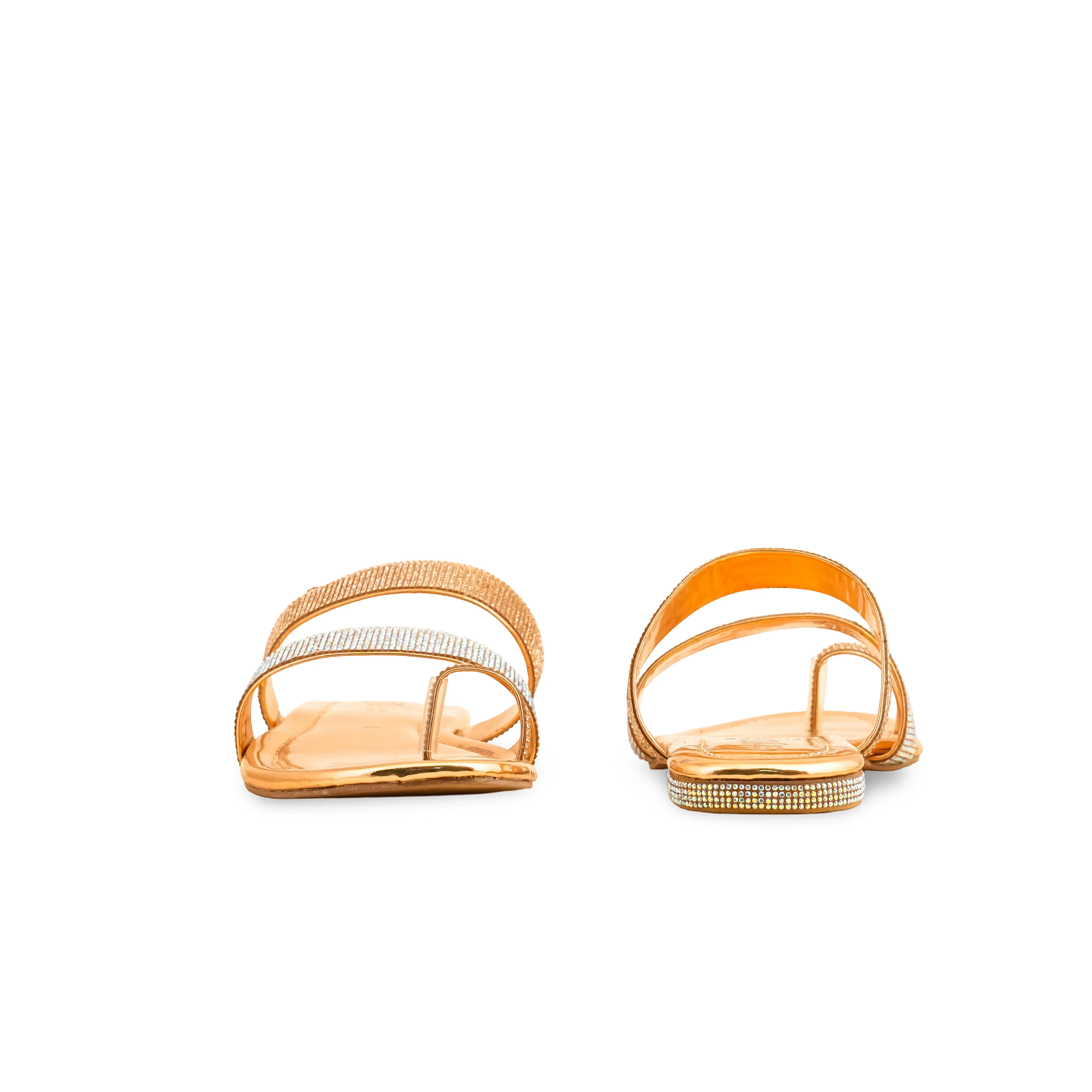 Peach Fancy Chappal For Women FN0798 - Image 4