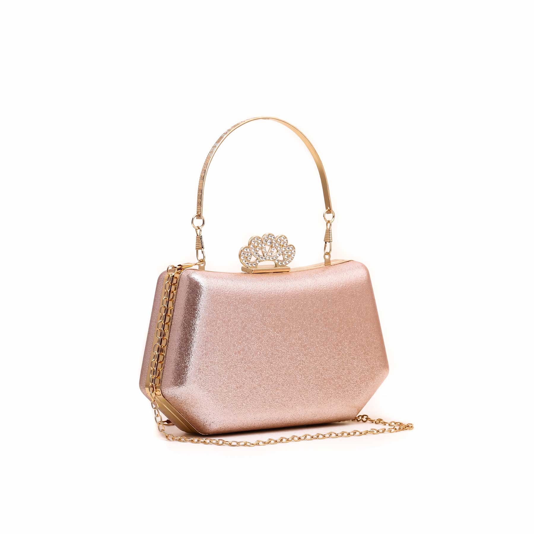 Peach Fancy Clutch P15369 - Image 2