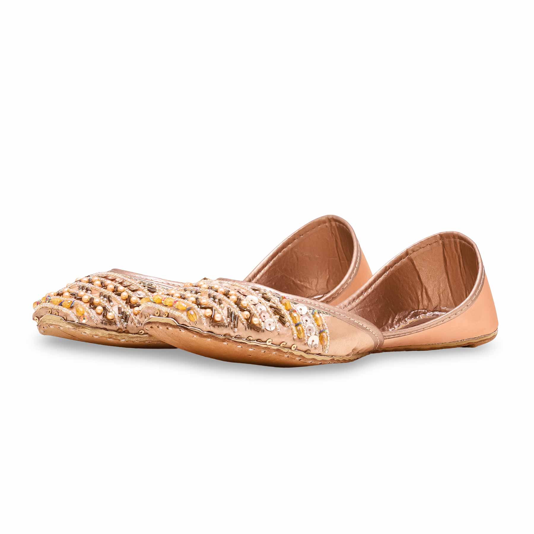Peach Fancy Khussa EC8456 - Image 3