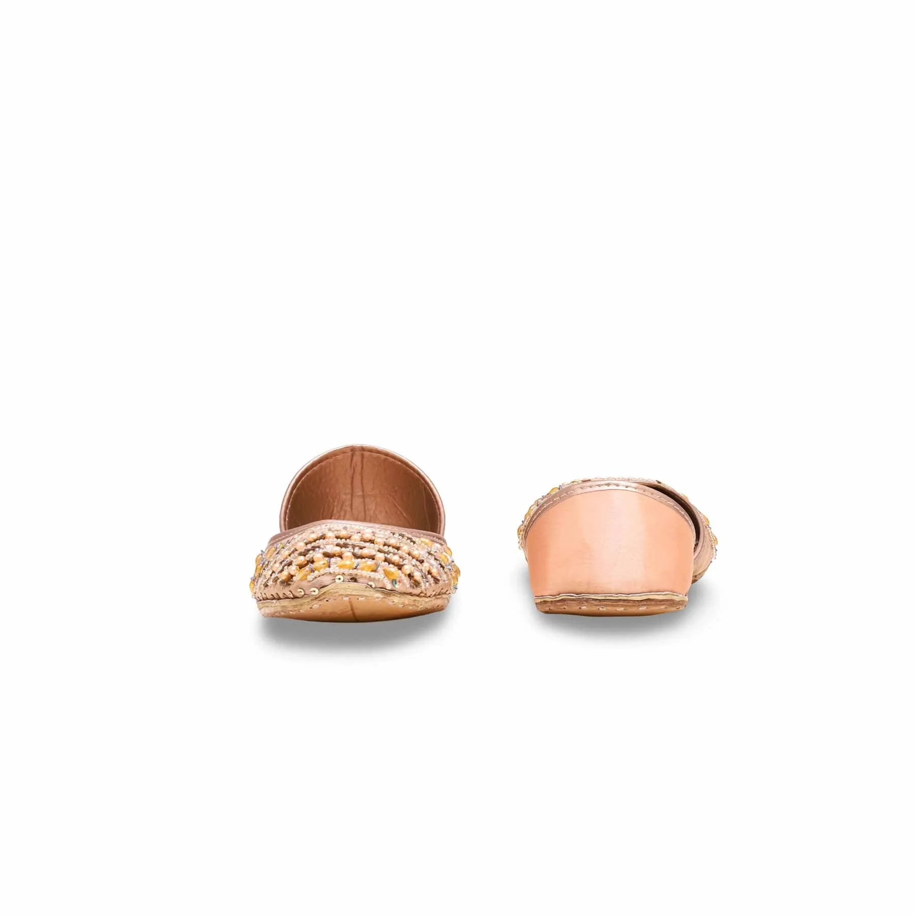 Peach Fancy Khussa EC8456 - Image 4