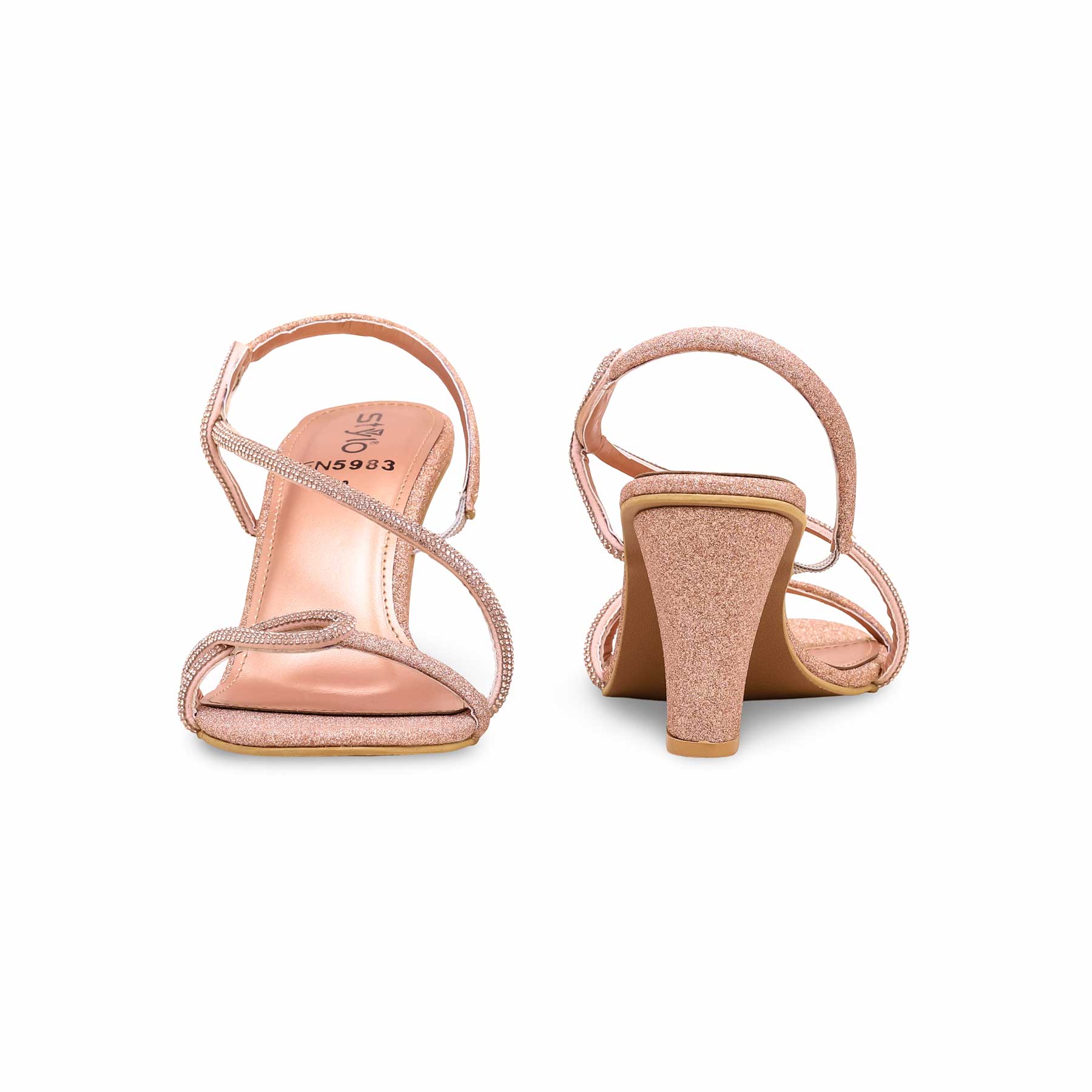 Peach Fancy Sandal FN5983 - Image 3