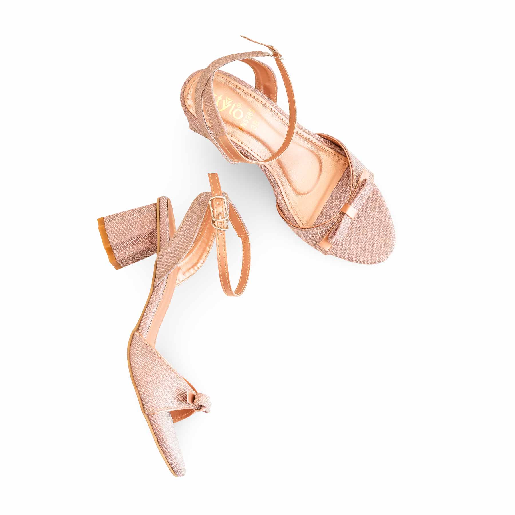 Peach Fancy Sandal FN5985 - Image 5