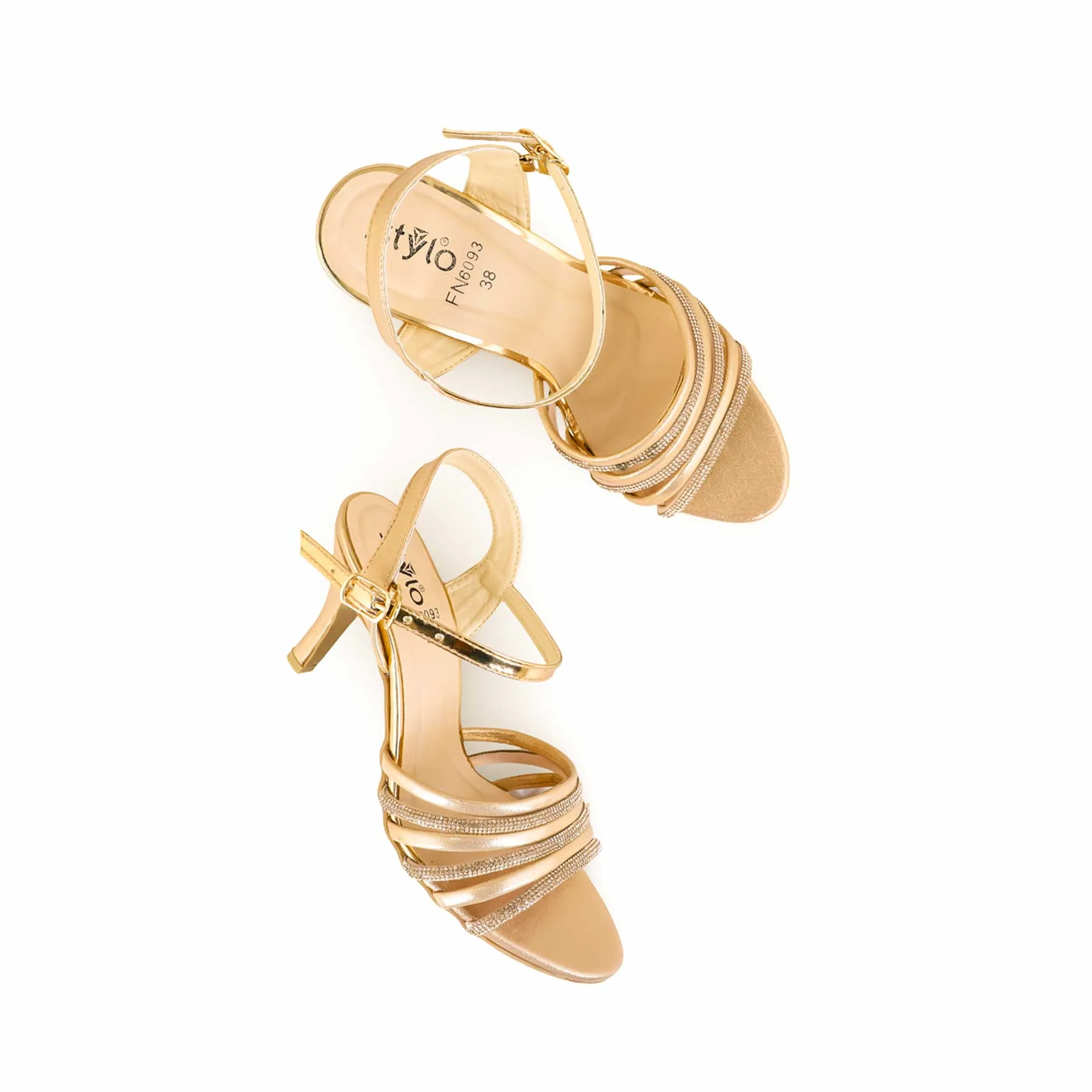 Peach Fancy Sandal FN6093 - Image 5