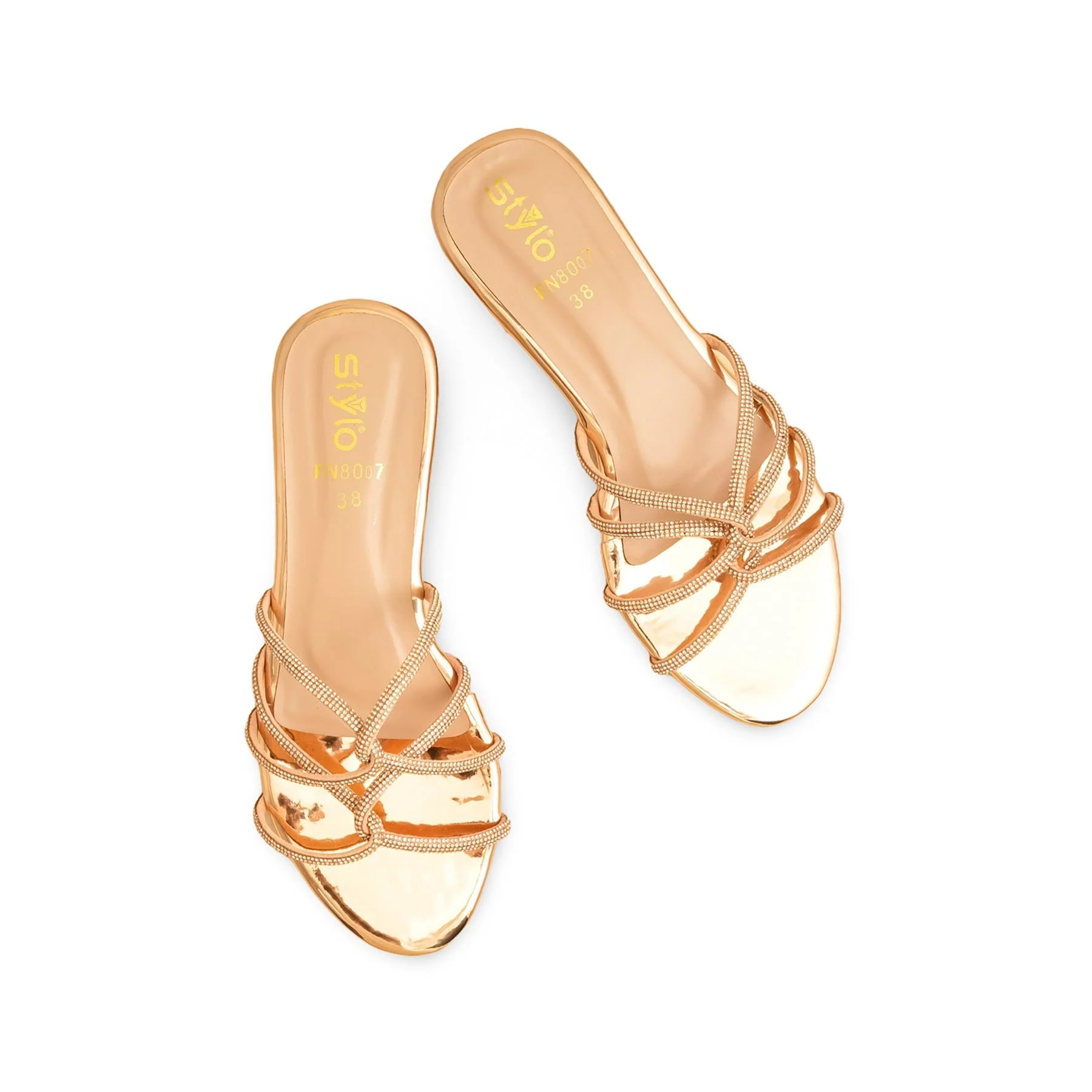 Peach Fancy Slipper FN8007 - Image 5