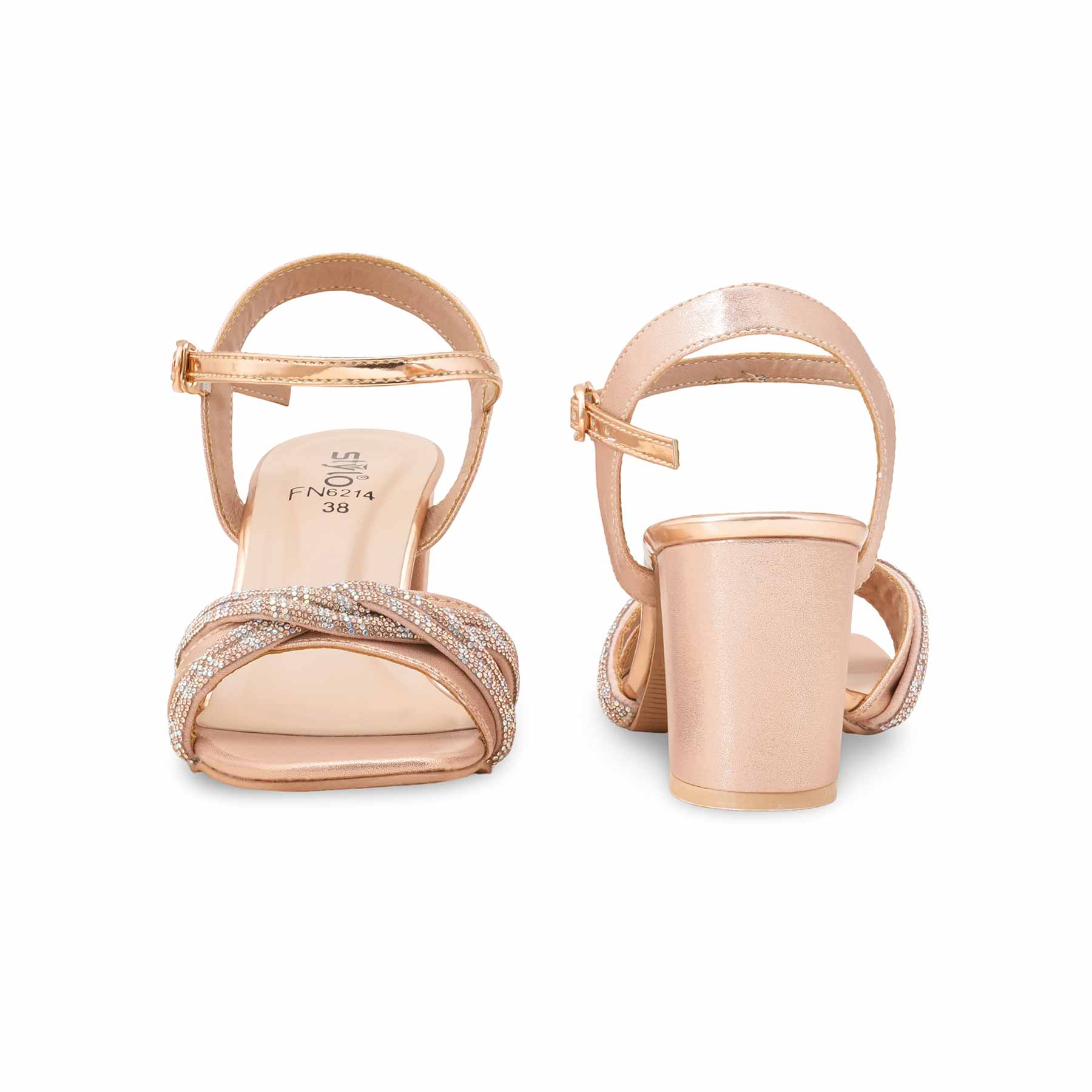 Peach Fancy Women Sandal FN6214 - Image 4