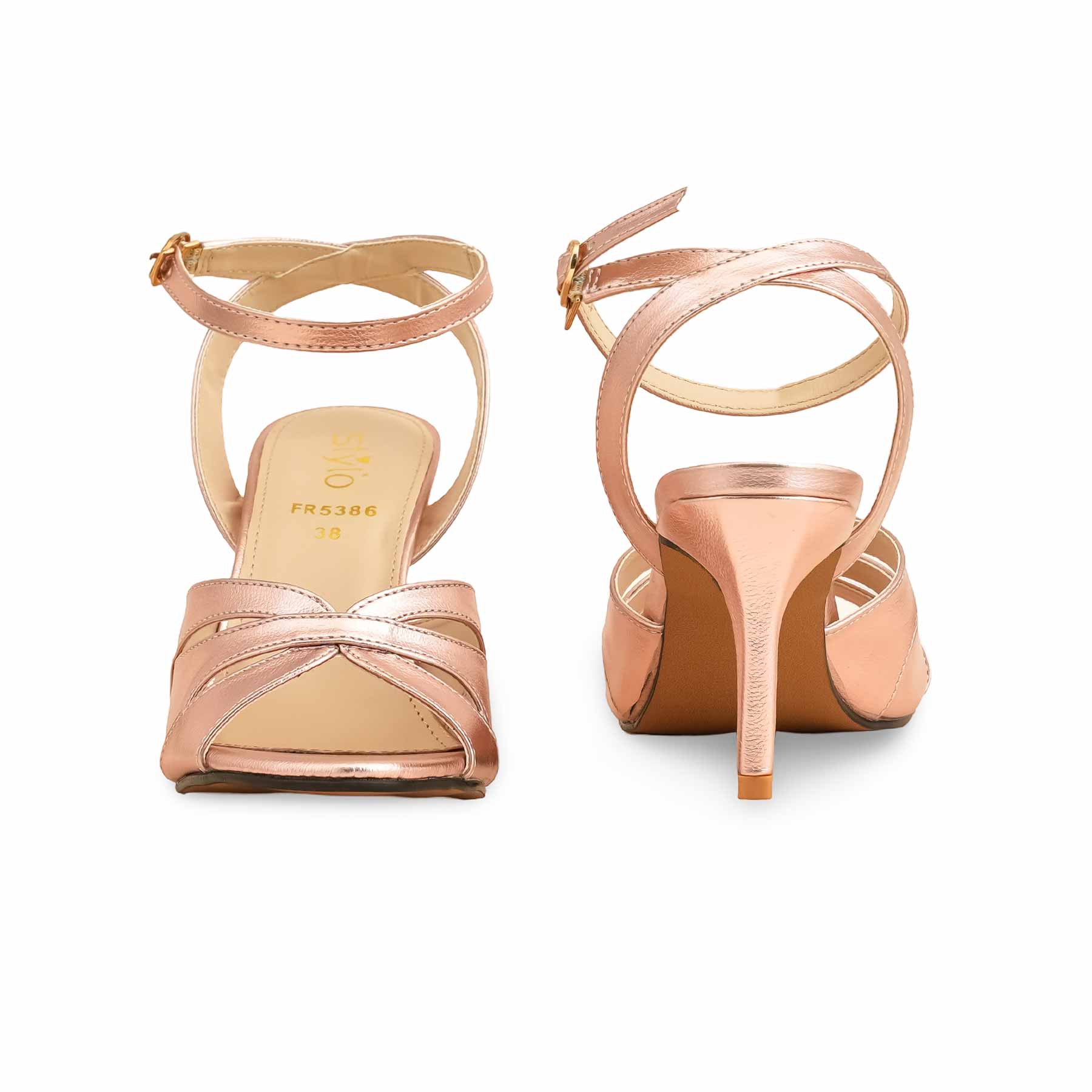 Peach Formal Sandal For Women FR5386 - Image 4