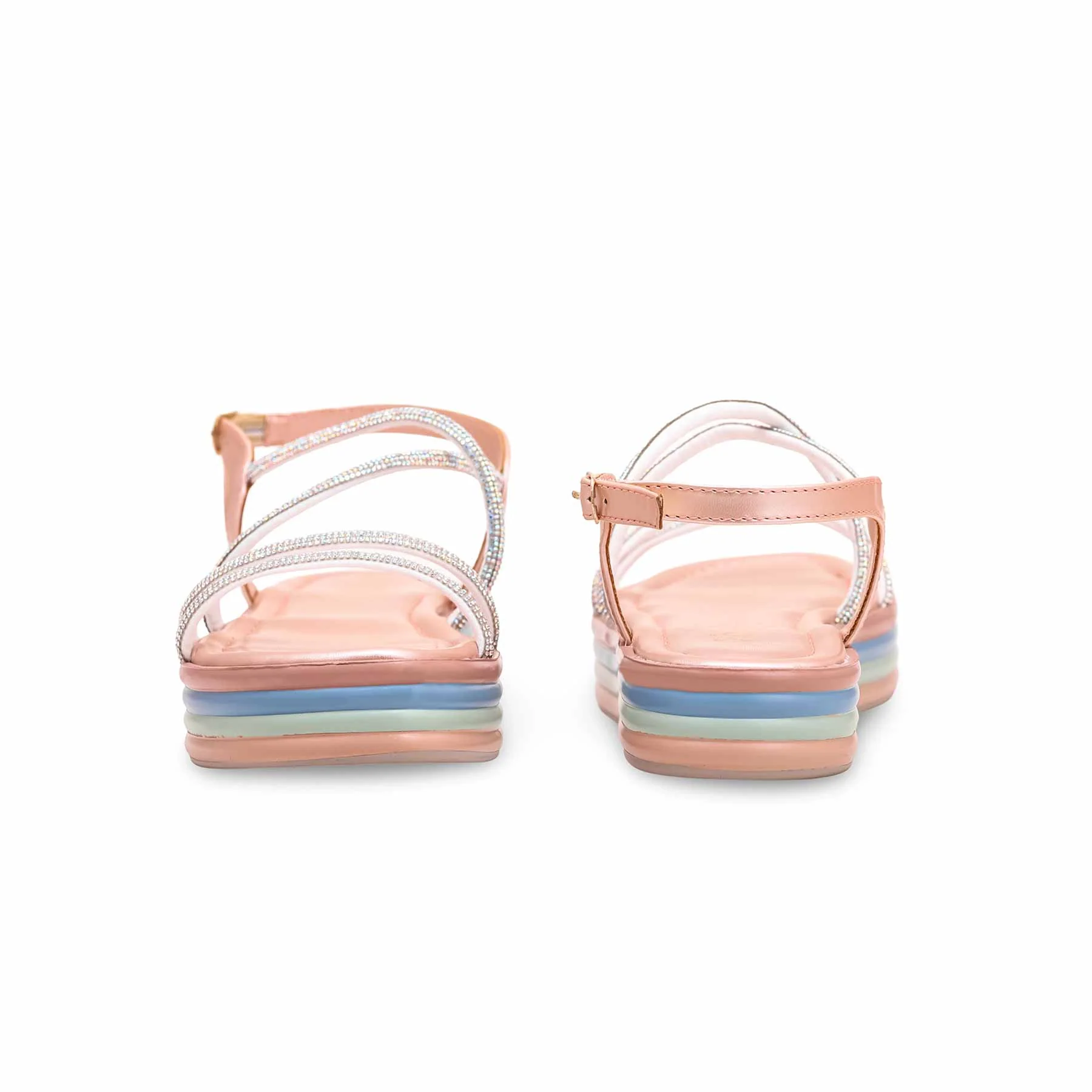 Peach Formal Sandal PU0328 - Image 3