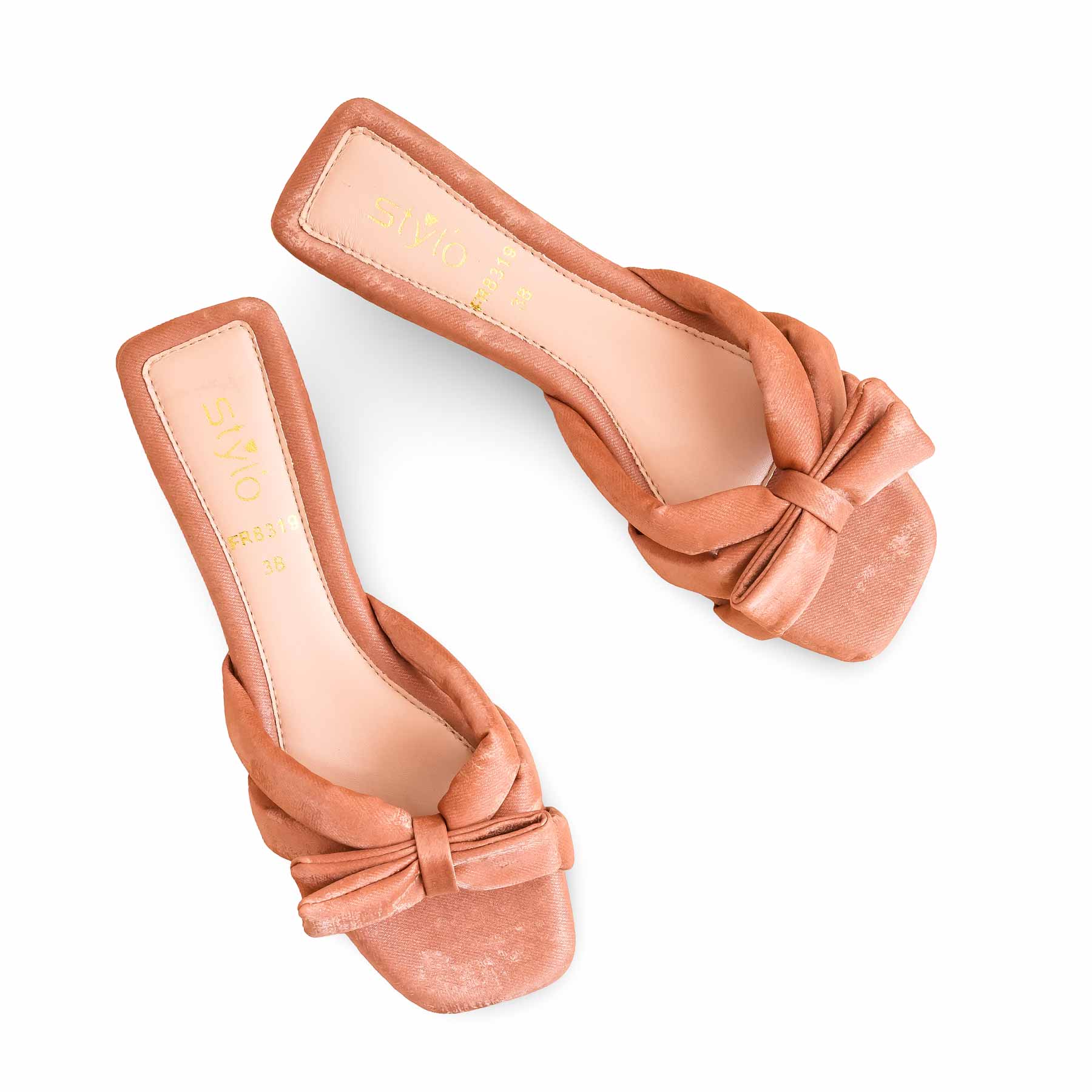 Peach Formal Slipper For Women FR8319 - Image 5