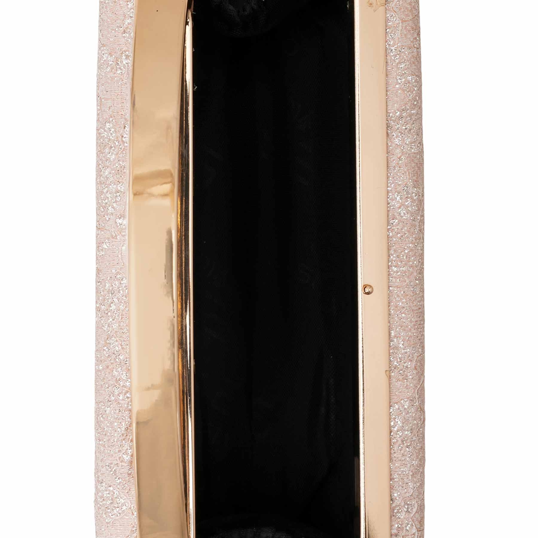 Peach Women Fancy Clutch P15709 - Image 5