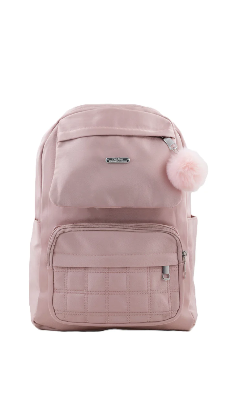 Pink Casual Back Pack For Women P47471 - Image 3