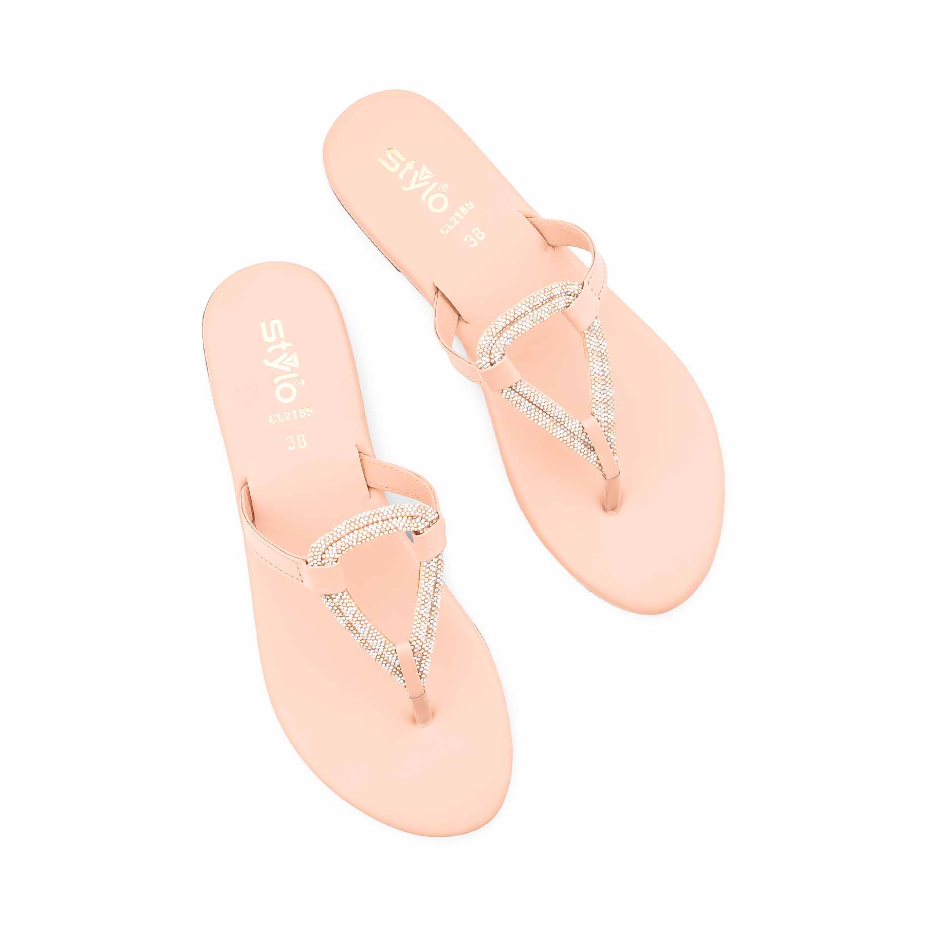 Pink Casual Chappal For Ladies CL2155 - Image 5