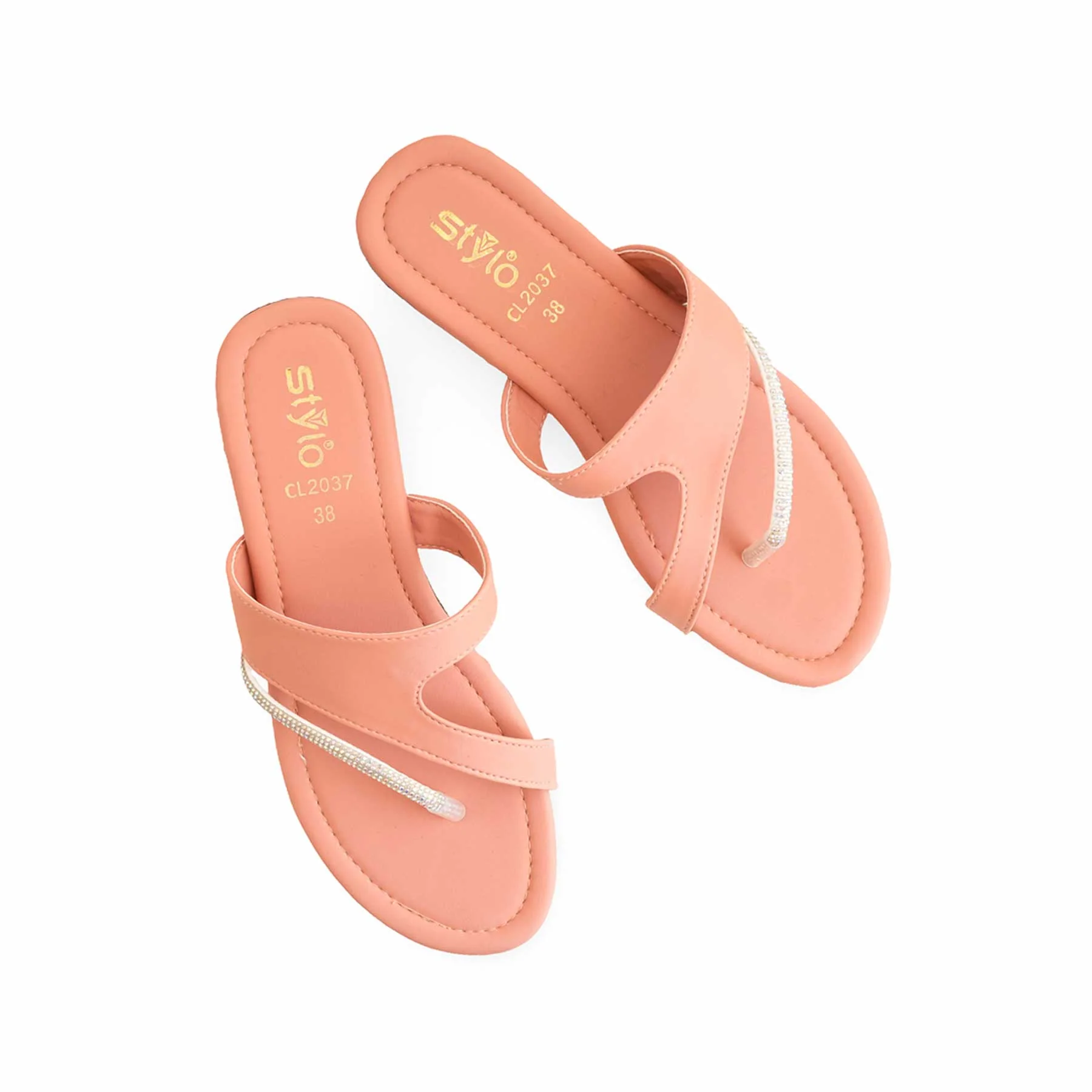 Pink Casual Chappal For Women CL2037 - Image 5