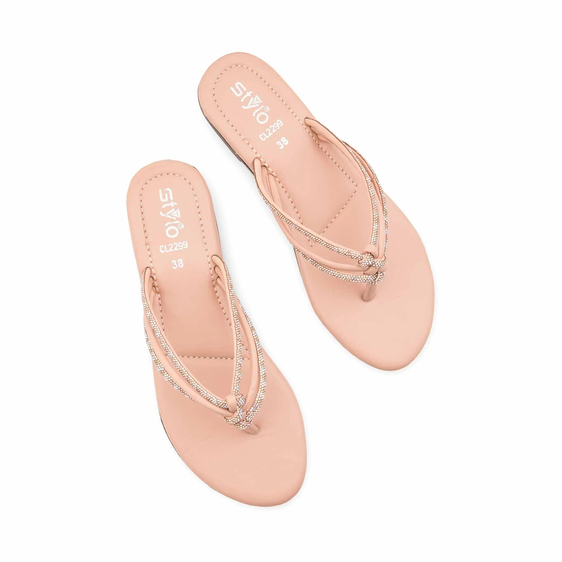 Pink Casual Chappal For Women CL2299 - Image 5