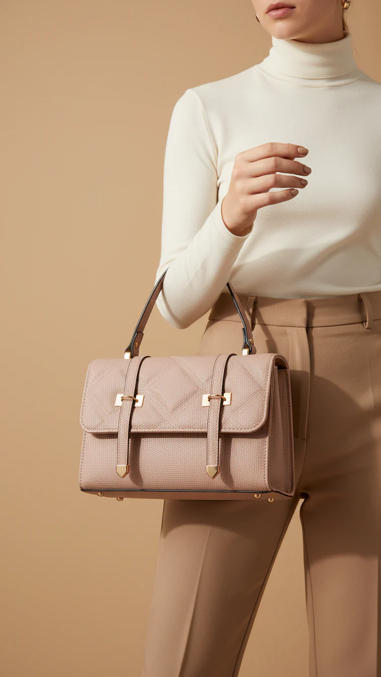 Pink Casual Pouch For Ladies P97659